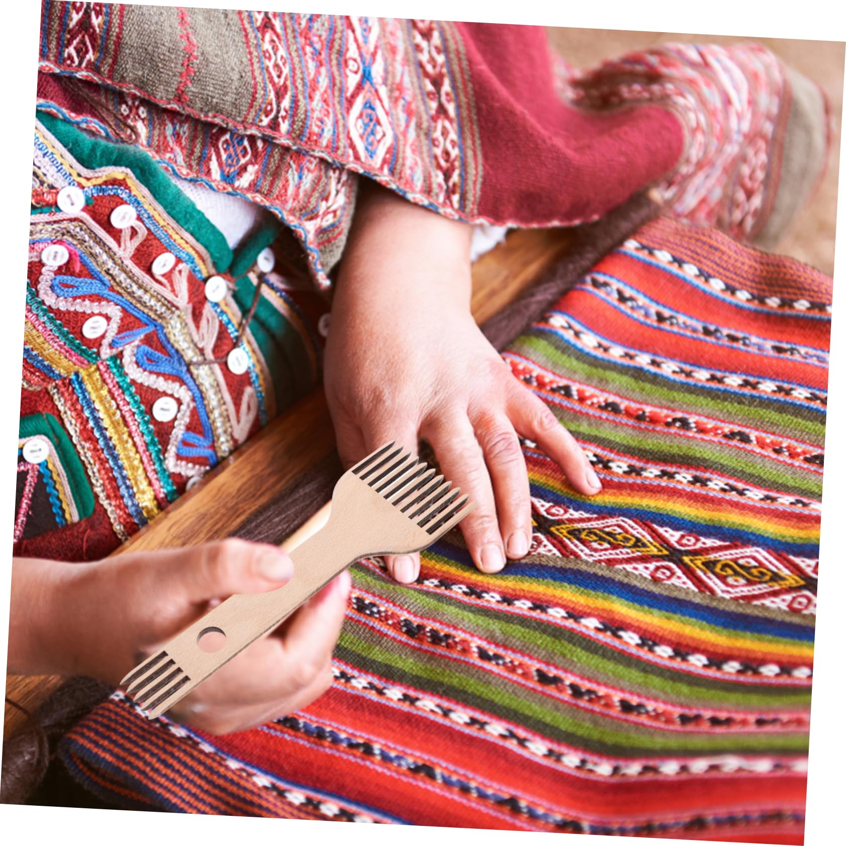 Beatifufu Curler Comb Loom Accessories for Weaving Ideal for Beginners Experts Lightweight