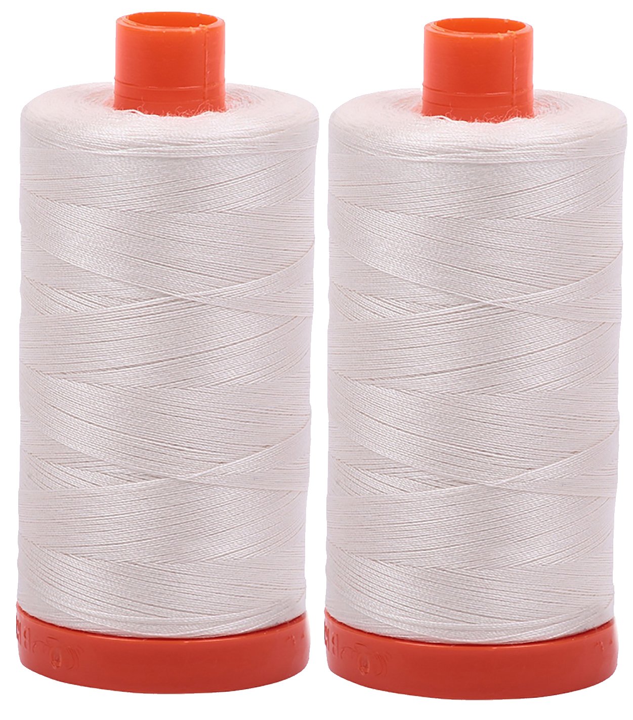 Aurifil Mako 50wt Thread 2 Large Spools: Muslin (2311x2)