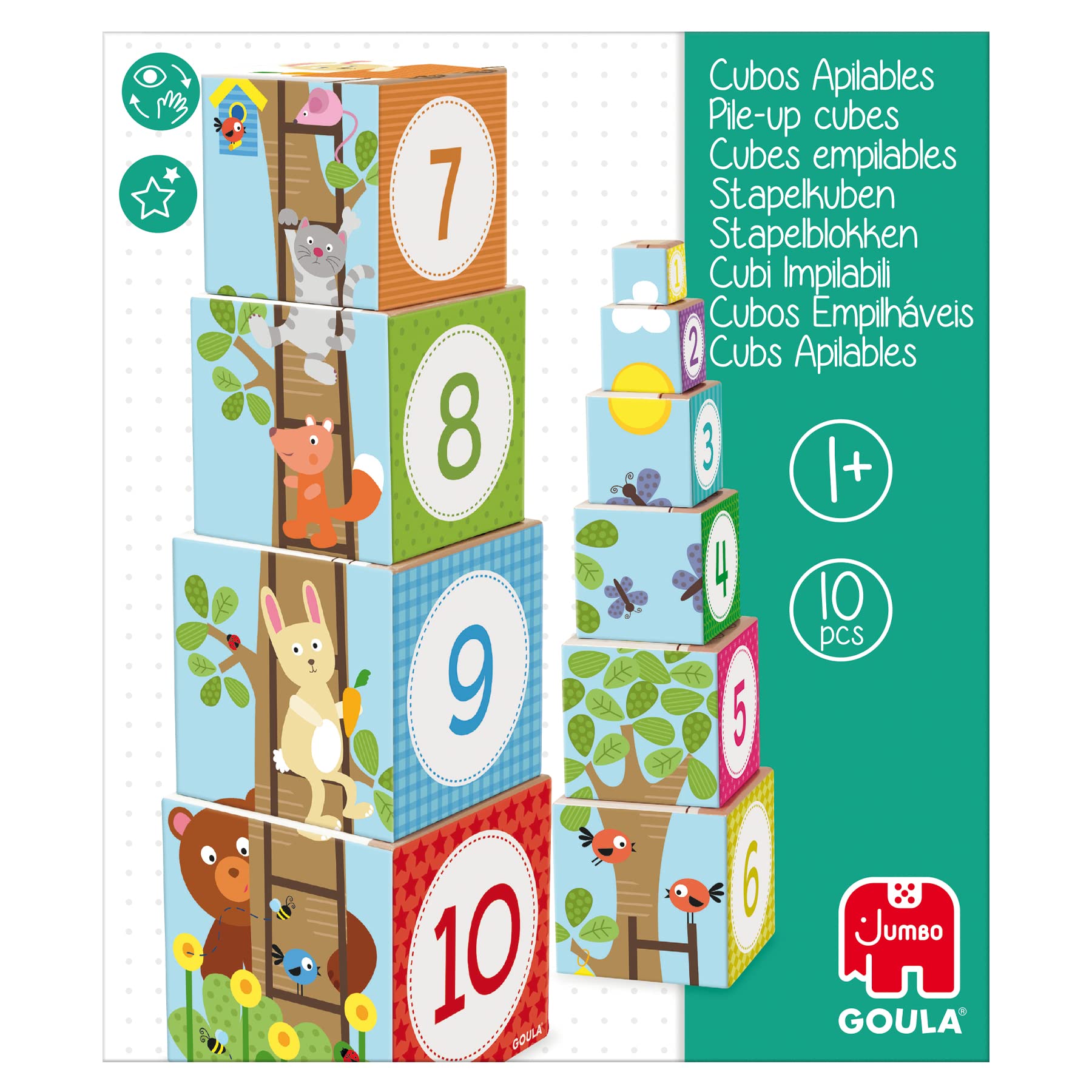 Goula 55219 - Cubi Impilabili Bosco