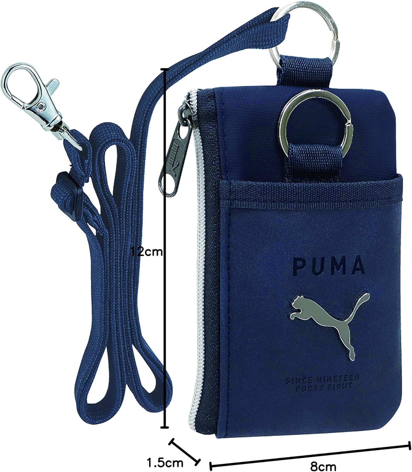 [クツワ] プーマ ポリエステル 財布 コイン&パスケース ブラック