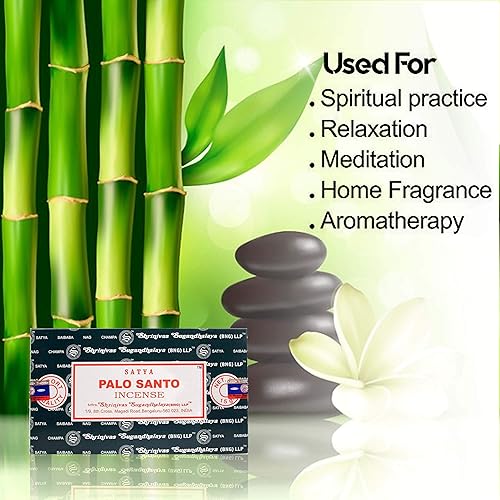 Miniatura 2 de Nag Champa - Paquetes de varillas de incienso enrolladas a mano y no tóxicas, perfectas para meditación y yoga, paquete de regalo de fragancia para