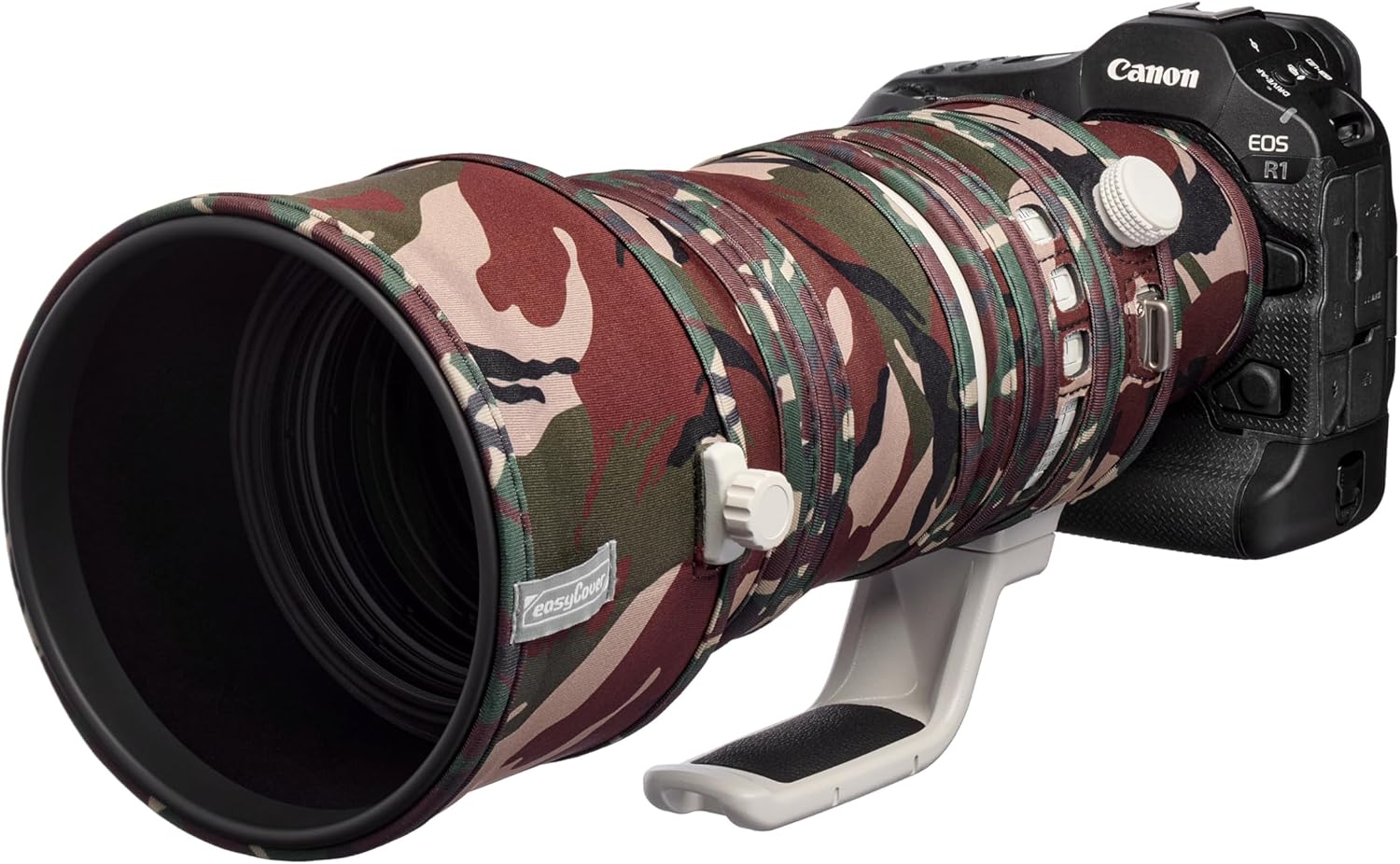 easyCover Lens Protection Camouflage Cover for Canon RF 100-300 f/2.8L is USM Green Camouflage