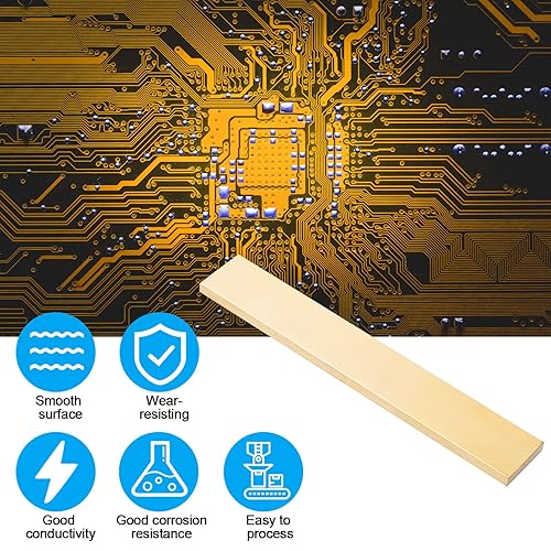 Miniatura 20 de Barra plana de latón C360 Stock 1/8 "x 1" "x 12" Fabricación de cuchillos de latón Bar Stock