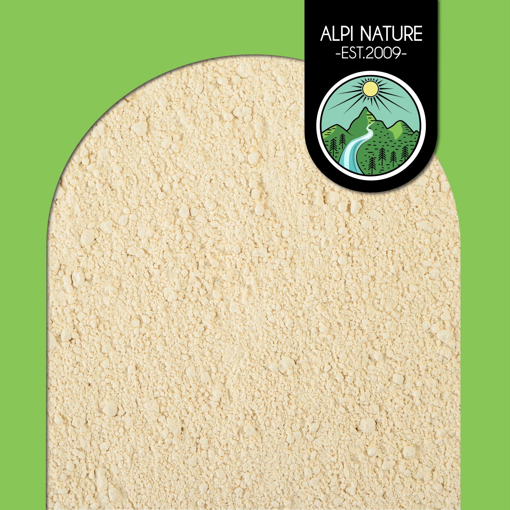 Alpi Nature Ail en Poudre BIO 1kg, Ail Déshydraté Moulu, Poudre d'Ail pour la Cuisine