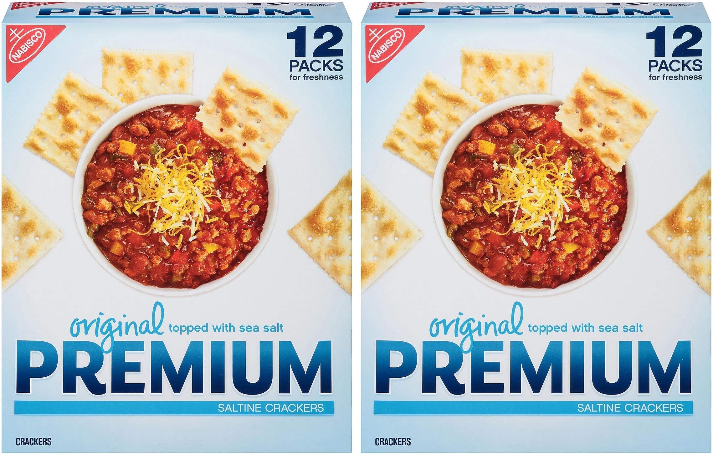 Nabisco Original Premium Saltine Crackers, 48 oz (Pack of 2)