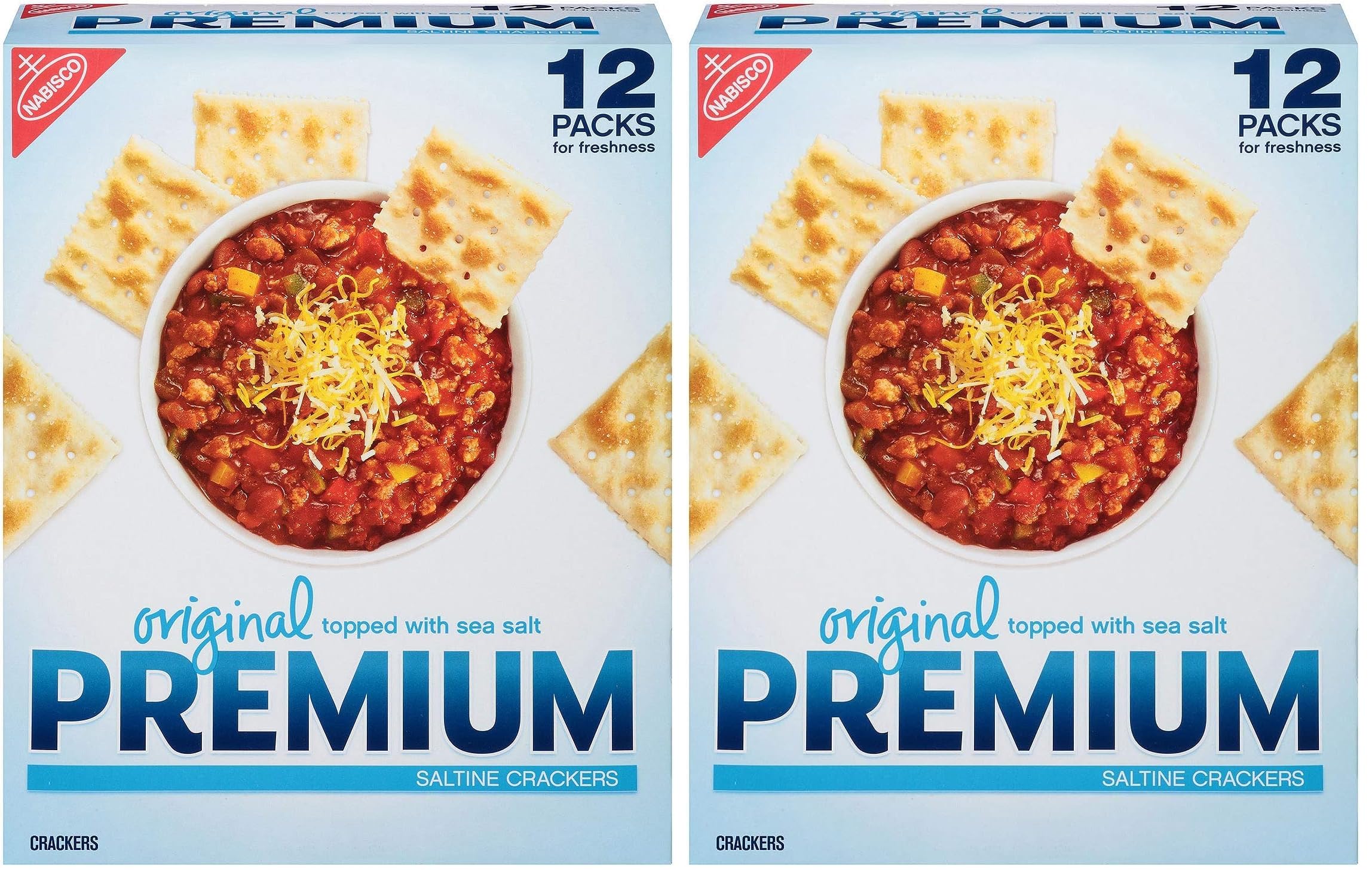 Nabisco Original Premium Saltine Crackers, 48 oz (Pack of 2)