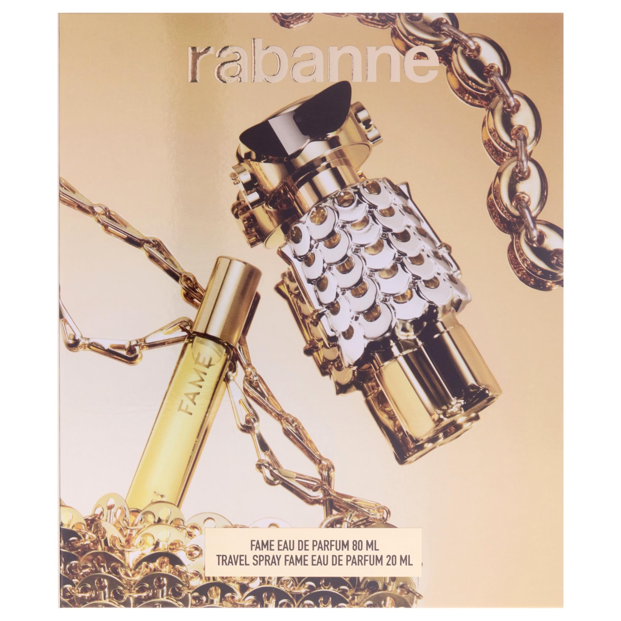 Paco Rabanne Fame Eau De Parfum 2PCS Gift Set for Women 80 ml & 20 Ml Travel Spray