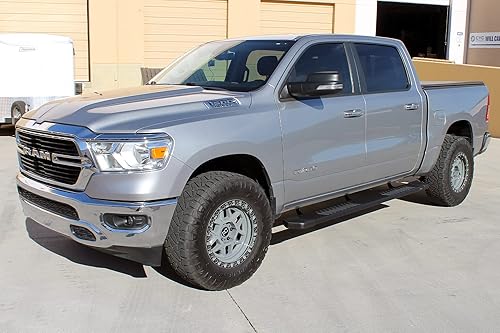 Miniatura 7 de Raptor Series Estribos escalones de 6 pulgadas estilo OEM aluminio negro compatible con 07-21 Tundra Double Cab