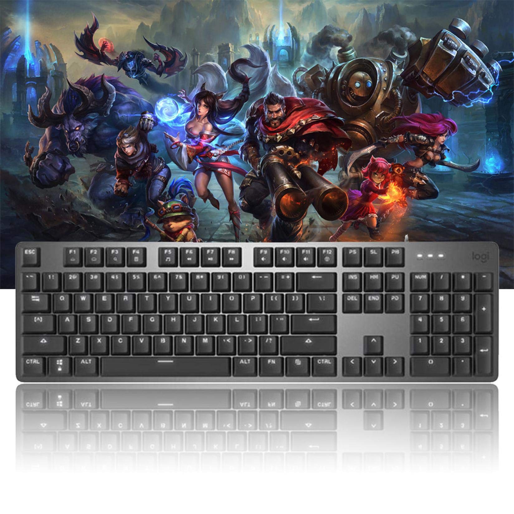 黒い有線キーボード 本体 Amazon.co.jp: Qingyuguolin K845メカニカルキーボード 有線キーボード