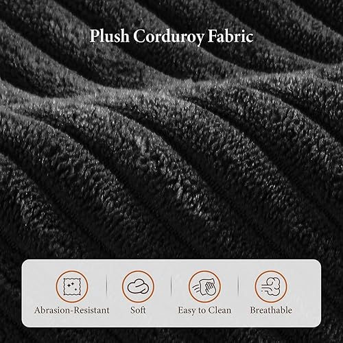 Miniatura 6 de Vesgantti Sofá Seccional Cama de 88.4" con Cama Extraíble, Sofá Seccional Modular en Forma de L de 5 Asientos con Almacenamiento, Cómodo Sofá