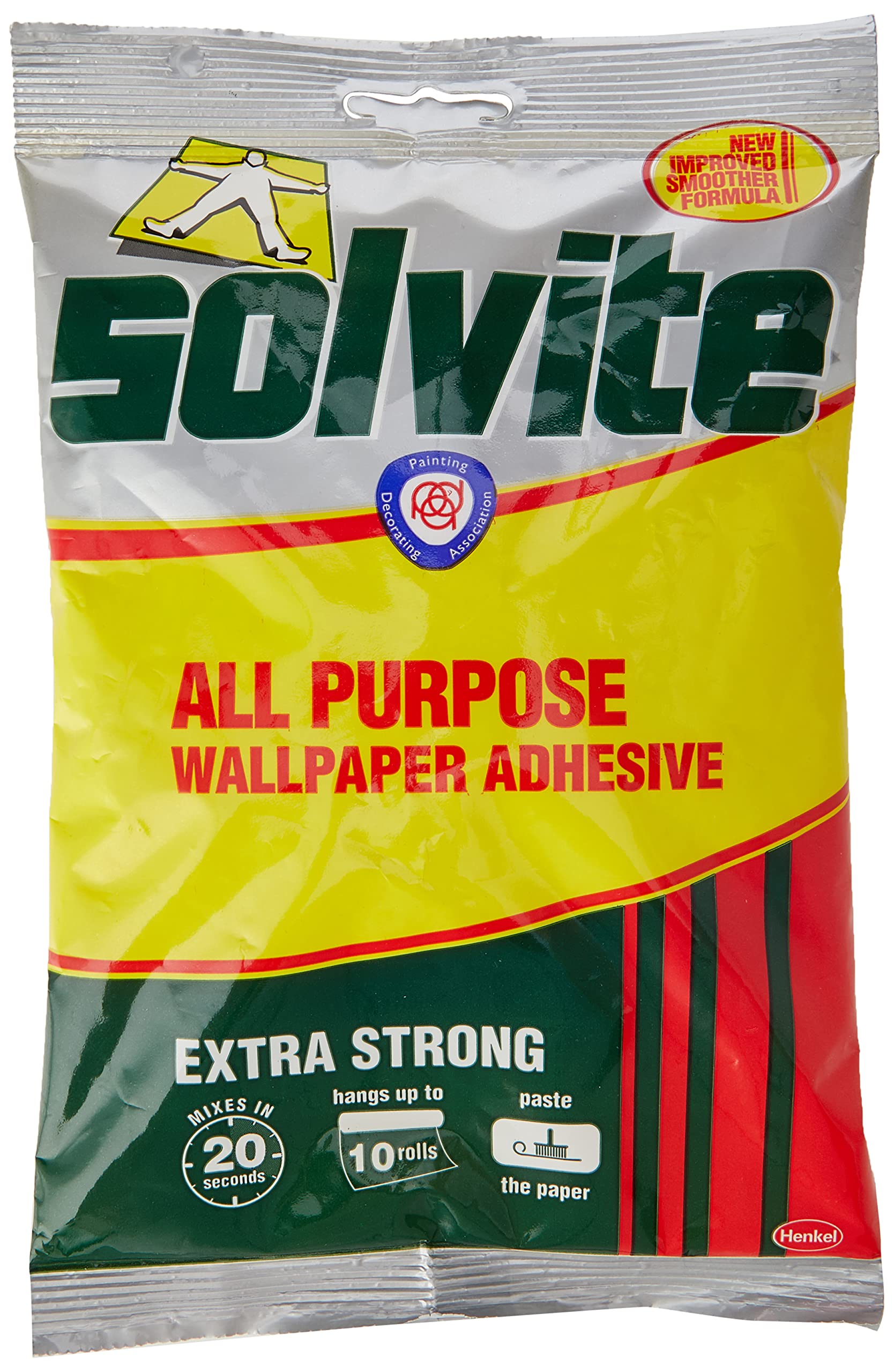 Solvite 1591161 AllPurpose Wallpaper Adhesive, Reliable Adhesive for