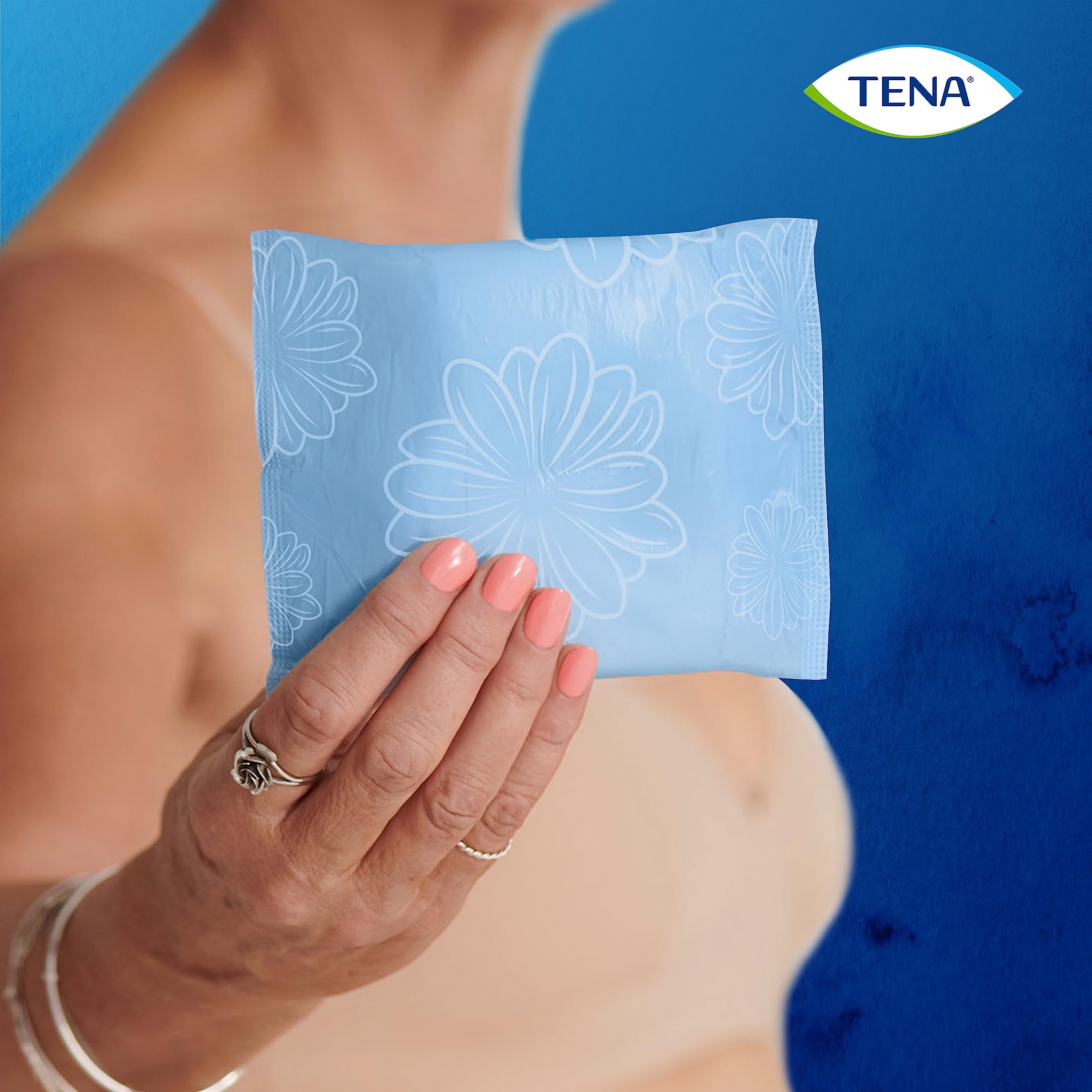 TENA Discreet Extra Plus - 96 Einlagen im Monatspaket (6 x 16 Stück), einzeln verpackt - Hygieneeinlagen für Frauen - bei mittlerer Blasenschwäche und Inkontinenz