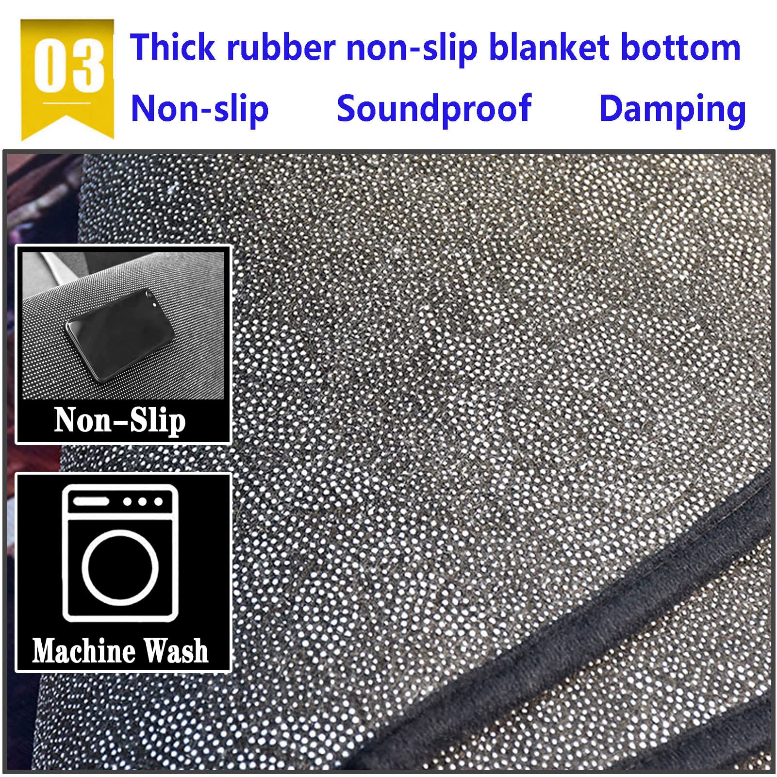 Drum Tapijt Antislip Absorptie Mat Voor Bass Drum Snare