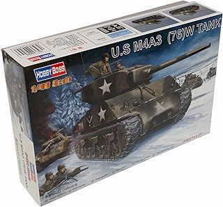 Hobby Boss US M4A3 76 (W) Tank Vehicle Model Building Kit