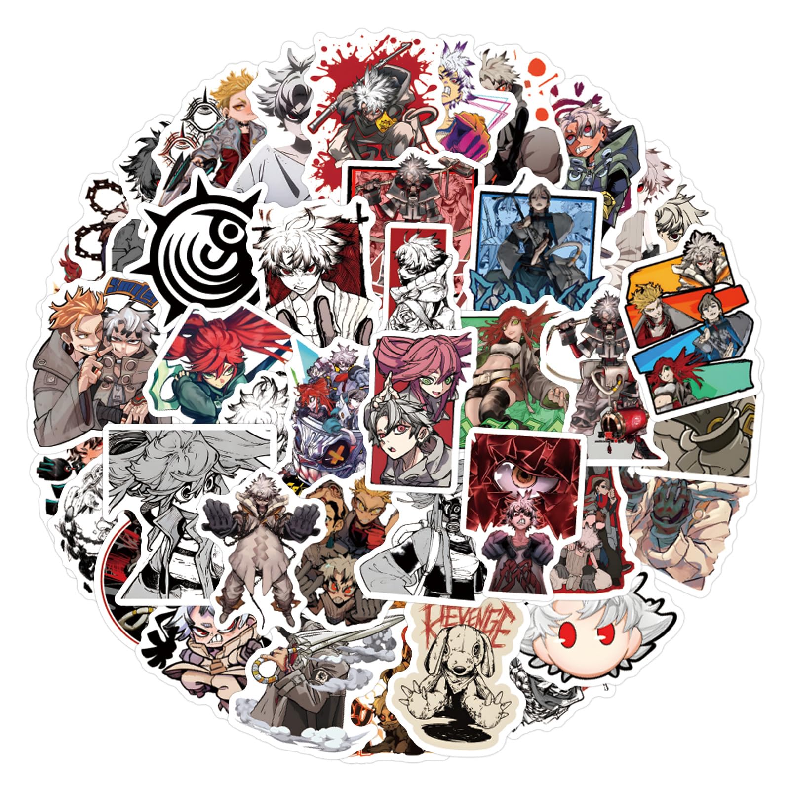 Amazon.co.jp: ガチアクタ ステッカー ルド エンジン ザンカ リヨウ 50