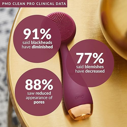 Miniatura 3 de PMD Clean Pro - Smart Facial Cleansing Device with Silicone Brush  ActiveWarmth Anti-Aging Massager