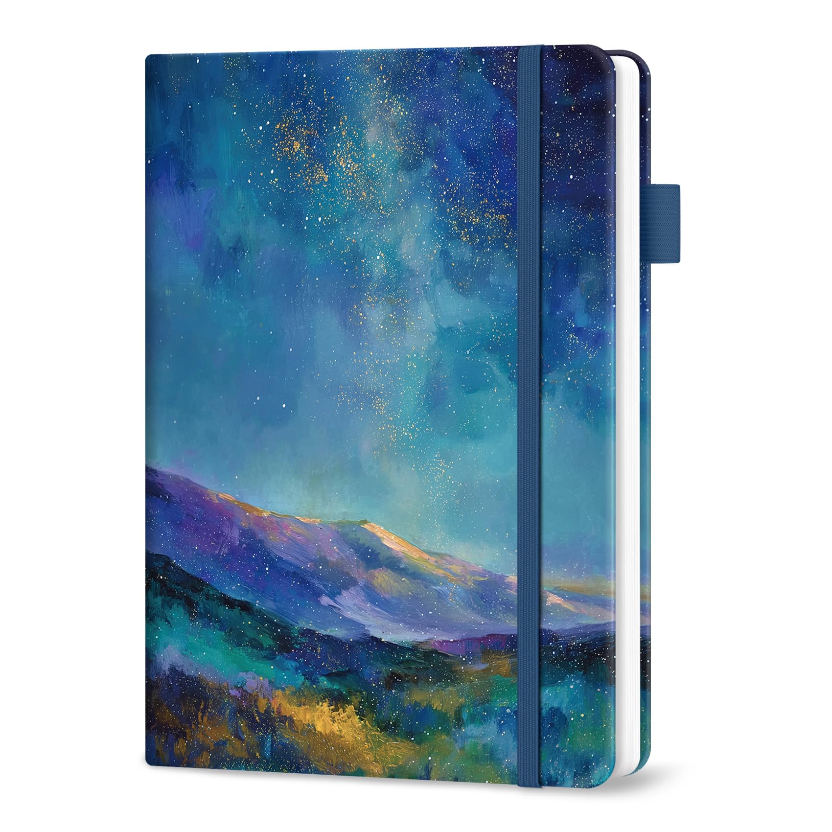 Taja Password Keeper Book with Alphabetical Tabs, Small Password Books for Seniors, Password Notebook for Internet Website Address Log in Detail, Password Logbook with Colorful Designs - Starlit Peaks