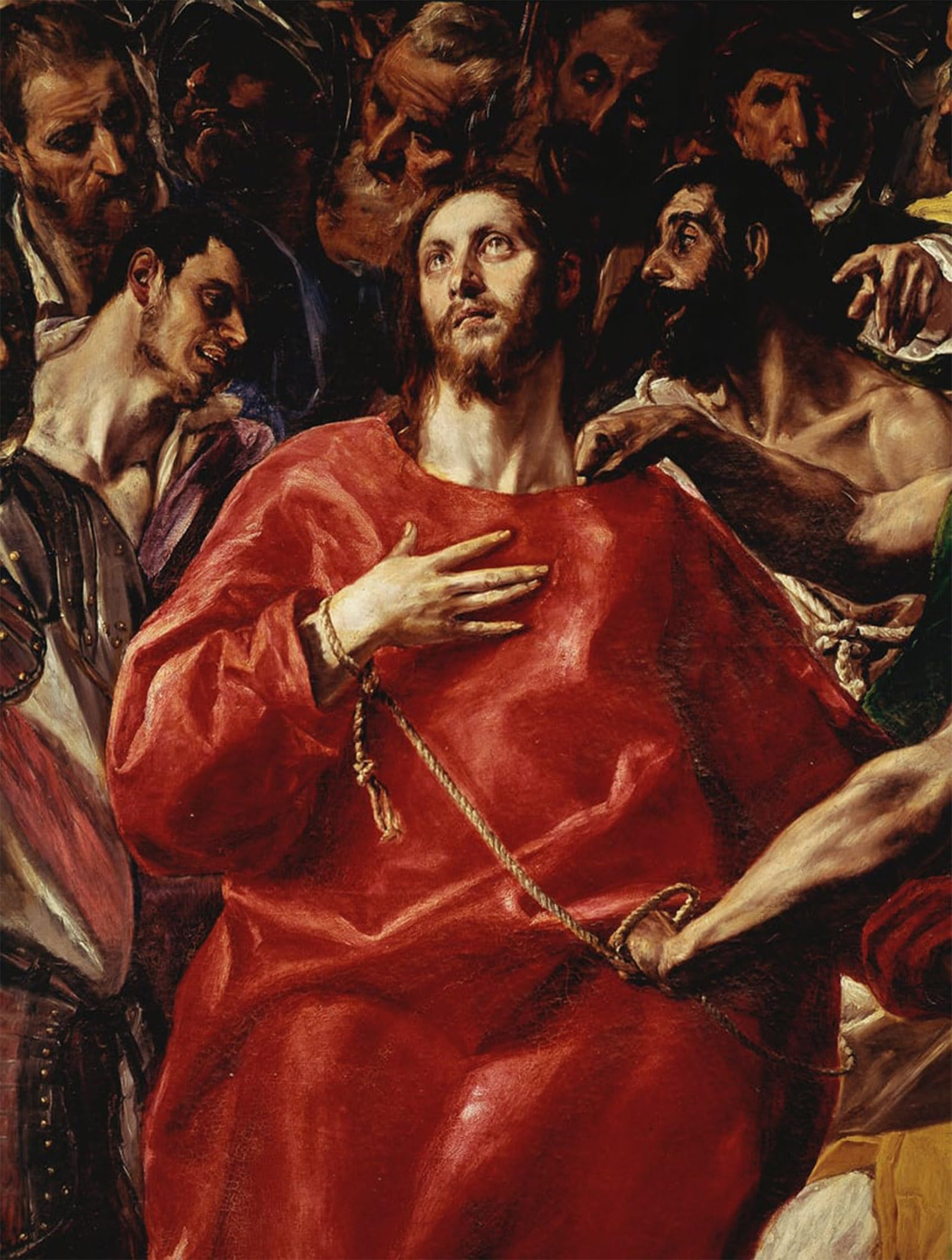 POSTERIIk Famous Print Pop Art Wall Art Graffiti the Spoliation of Christ Detail Painting by El Greco Art Prints for Home Decor 60x90cm