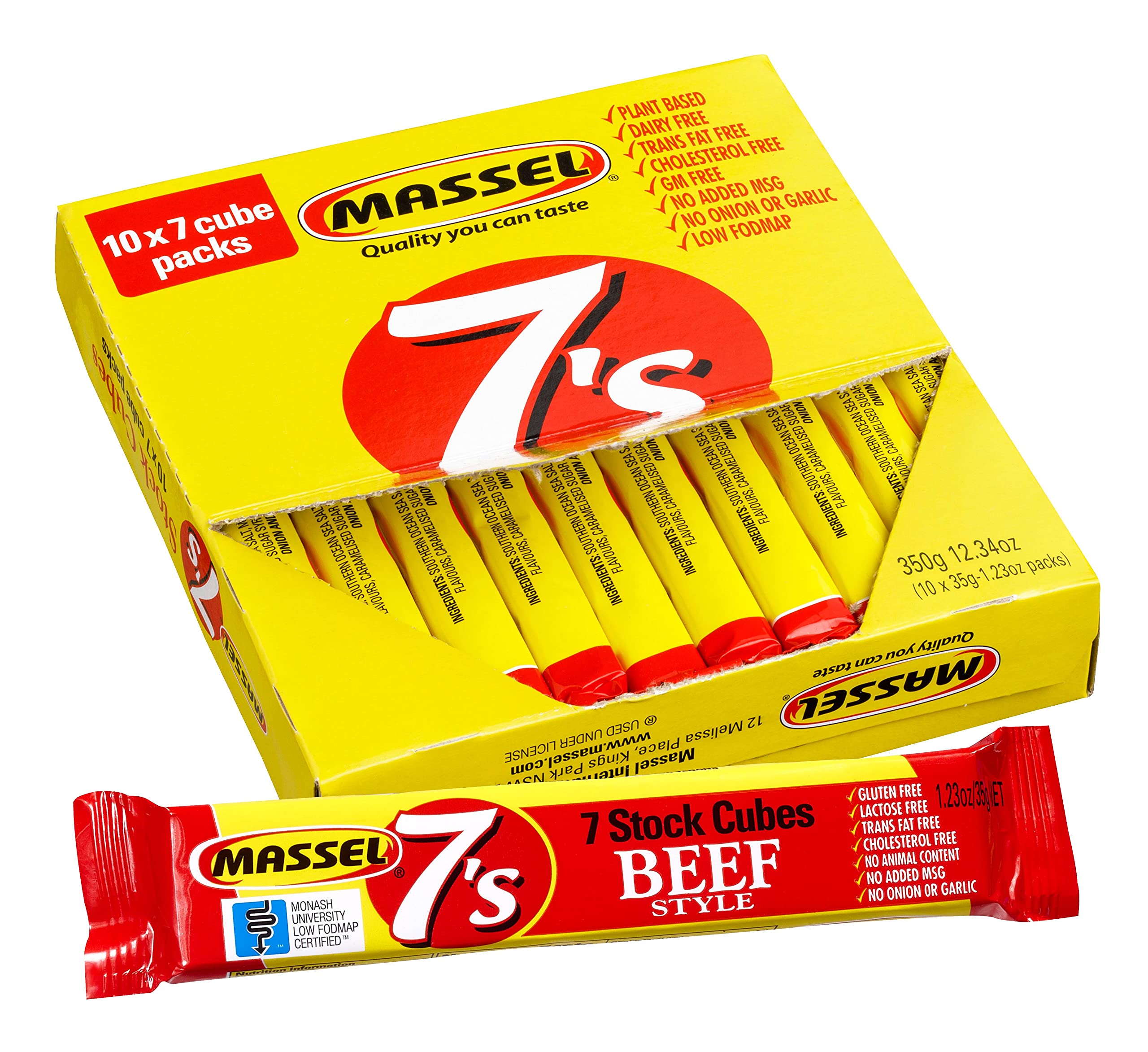 Buy Massel 7's Stock Cubes Beef Style Bouillon Broth No MSG, Gluten