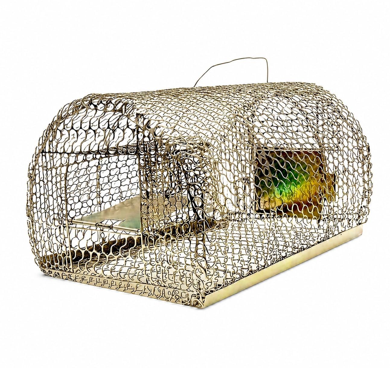 LRS Mouse/Rat Trap for catching Small & Large Size Rats, Chuha Pinjara, Iron cage, Rat cage, Rat tra cage for use in House, Warehouses, Food Units, Hotel etc-image-44