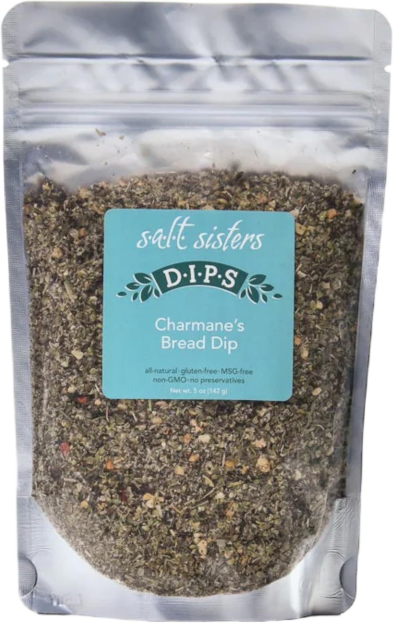 s.a.l.t sisters Charmane's Bread Dip - Value Size Bold Italian Herb & Spice Blend for Extra Virgin Olive Oil Dipping - Versatile Use for Rubs and Dressings (5 Ounces)