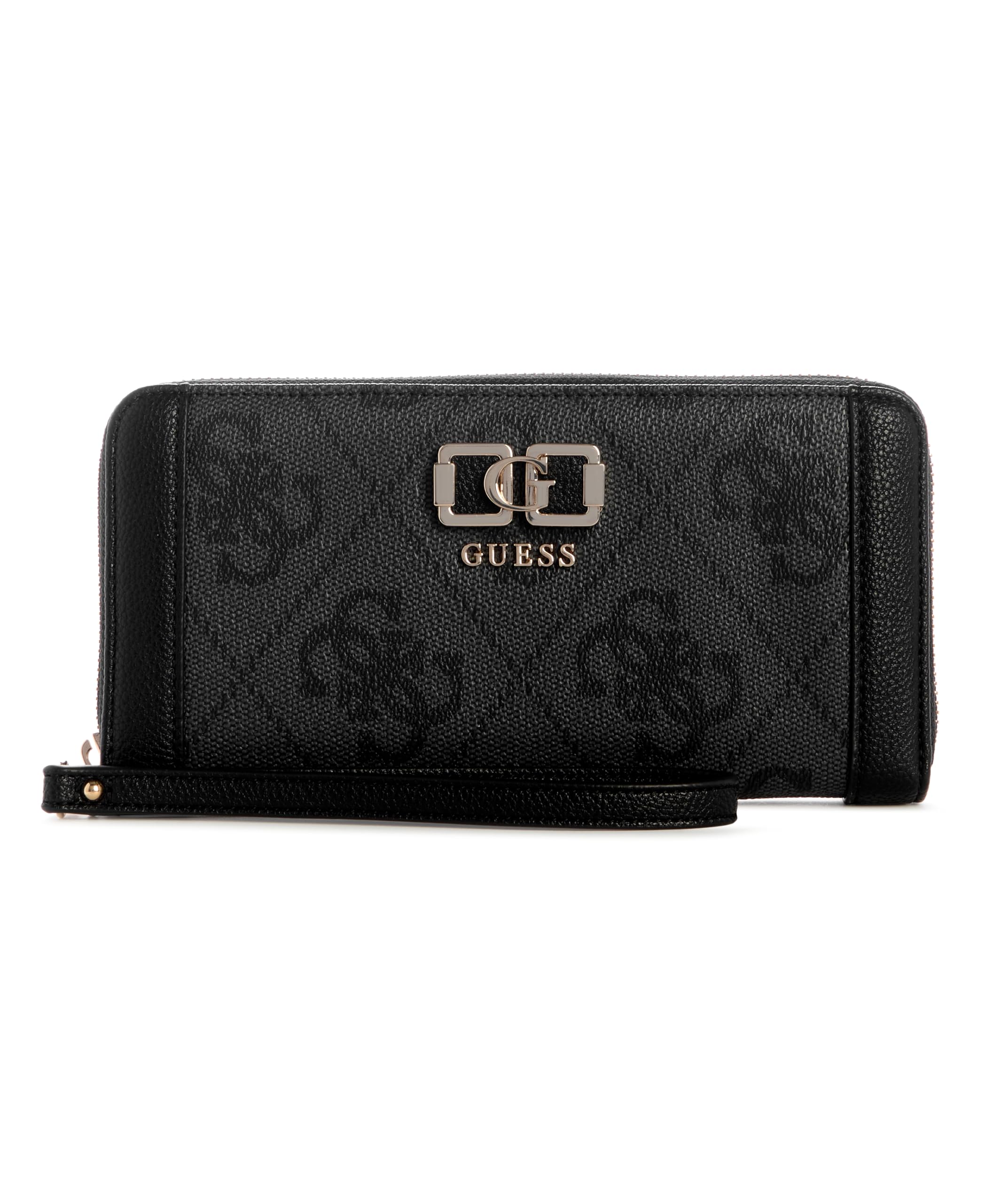 guess Coal Printed Zipper Karnilla Logo Large Zip Around Wallet-picture-43