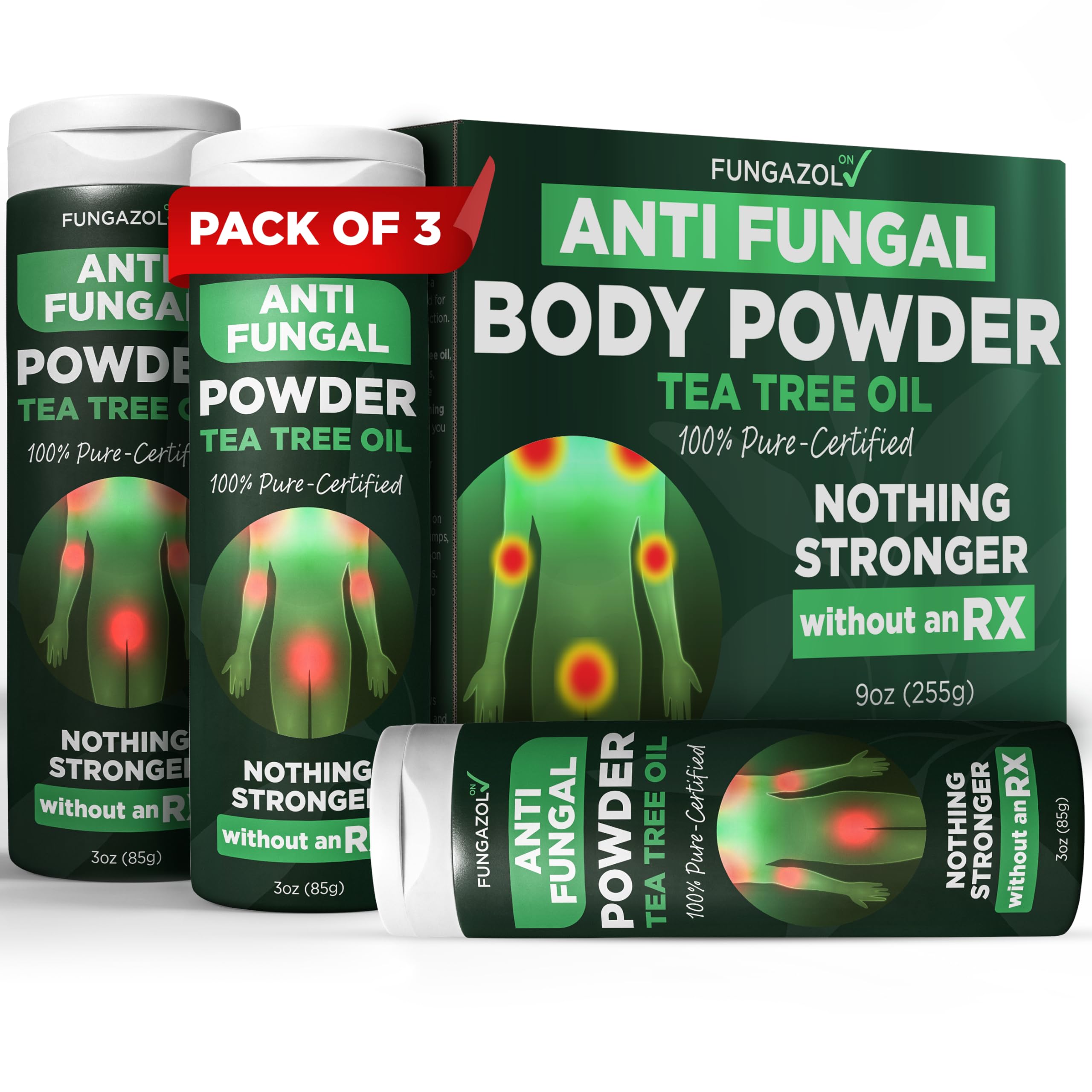 Terramed Antifungal Body Powder 3 Pack
