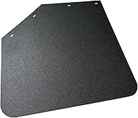 Vista 6 de 2 piezas Nuevo Guardabarros Universal de Lodo de Ángulo de Polímero de Alta Resistencia para Guardabarros de Semi-Camión 61 * 61 cm Guardabarros