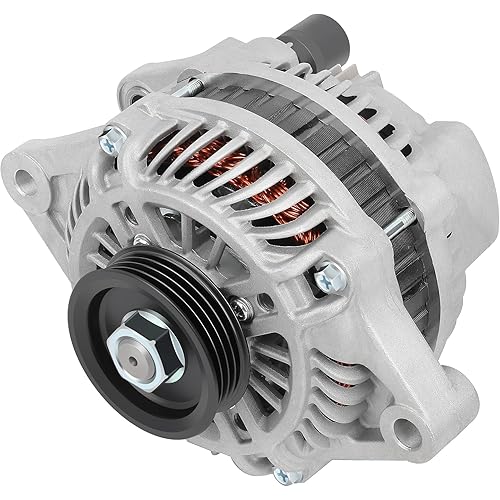 SCITOO Alternator Fits for Chrysler for PT Cruiser L4 2.4L without Turbo 06 07 08 09 10 2006-2010 - 12V 100Amp CW 4-Groove Pulley, Replace OE 11230 AMT0150 A2TG0791 5033343AA A2TG0791 A2TG0791ZC
