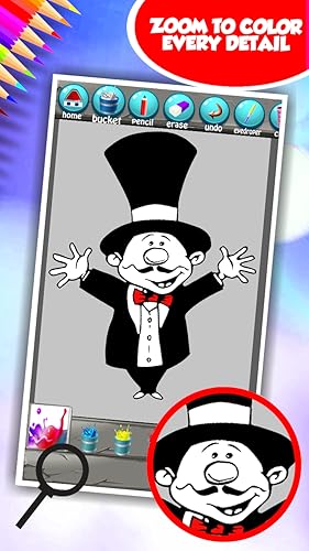 Magician Coloring Book