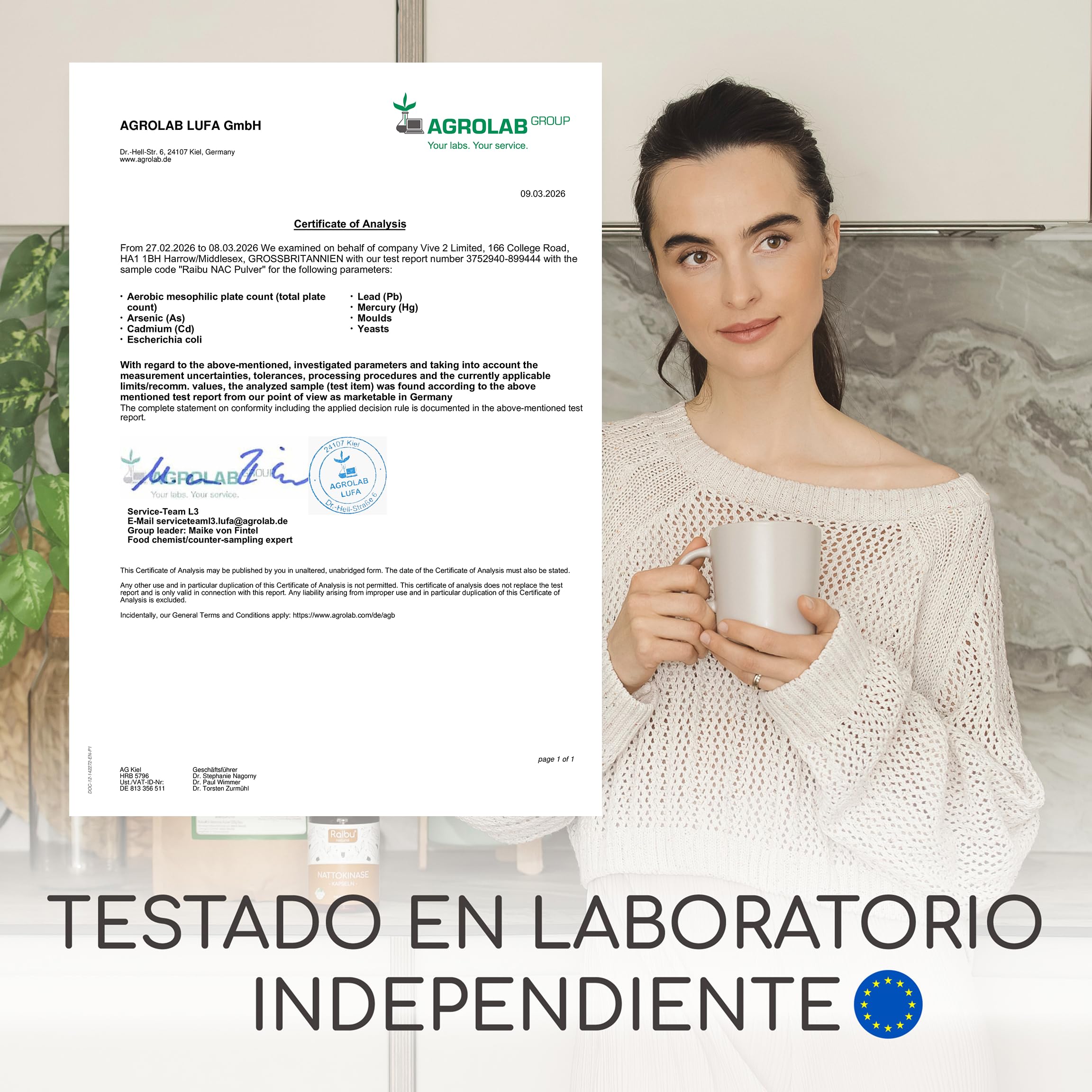 NAC N-Acetil-Cisteína 800 mg - 200 Cápsulas I Alta Biodisponibilidad para Más de 6 Meses I NAC N-Acetil-L-Cisteína de Calidad Natural, Sin Aditivos y Vegano
