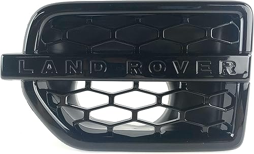 Miniatura 4 de Land Rover LR4 - Juego de parrilla de ventilación lateral en negro brillante Santorini