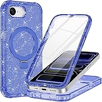 Vista 31 de Hekodonk para iPhone 16 Plus, Funda compatible con Magsafe [Protector de pantalla de vidrio templado incorporado y protección para lente de cámara]