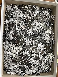 Amazon.com: Bgraamiens Puzzle-Math-1000 Pieces Black Board Puzzle Hard ...