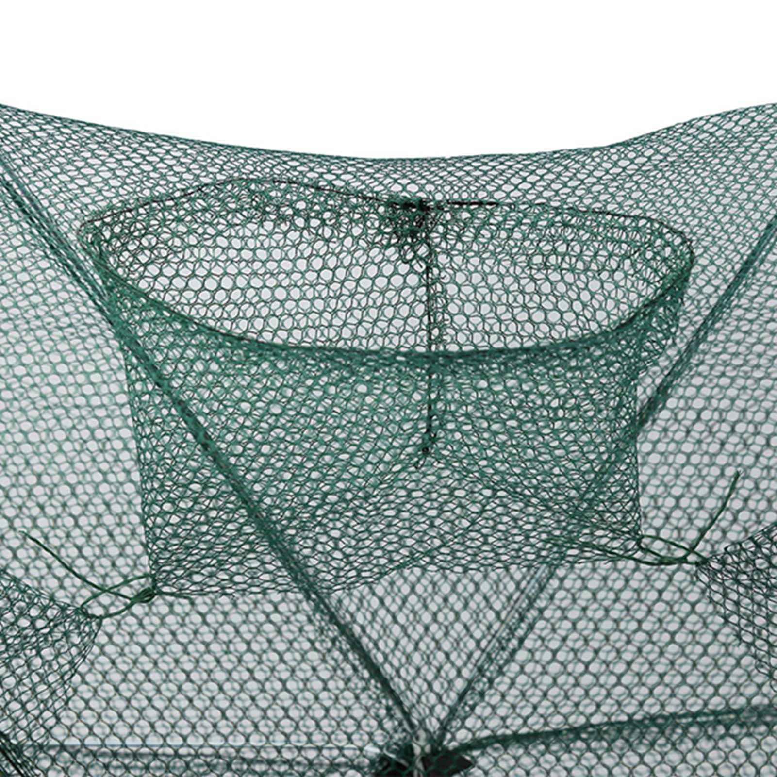 Rete da pesca automatica in nylon per catturare odori, anguille e gamberetti, facile da usare per appassionati di pesca e principianti