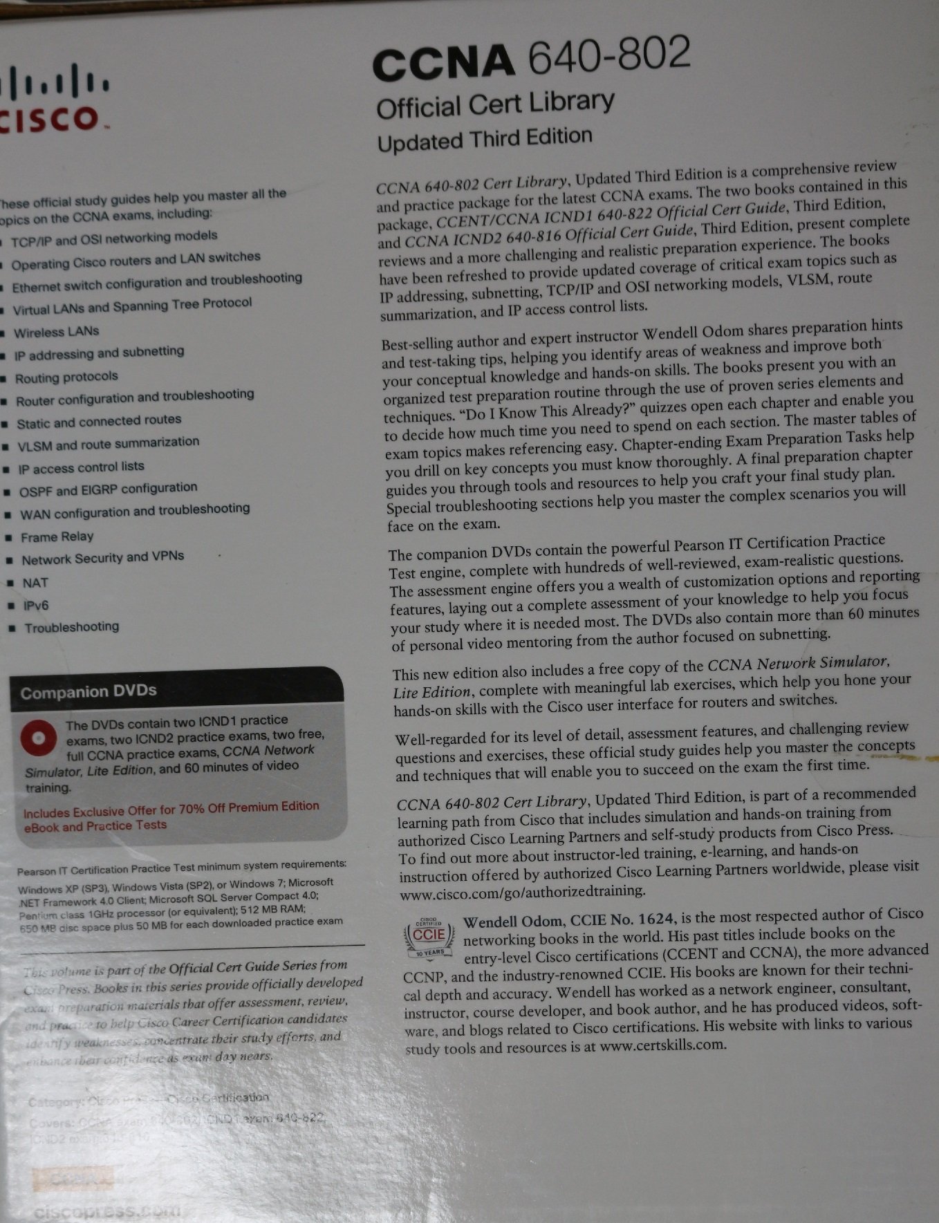 CCNA 640-802 Official Cert Library, Simulator Edition, Updated