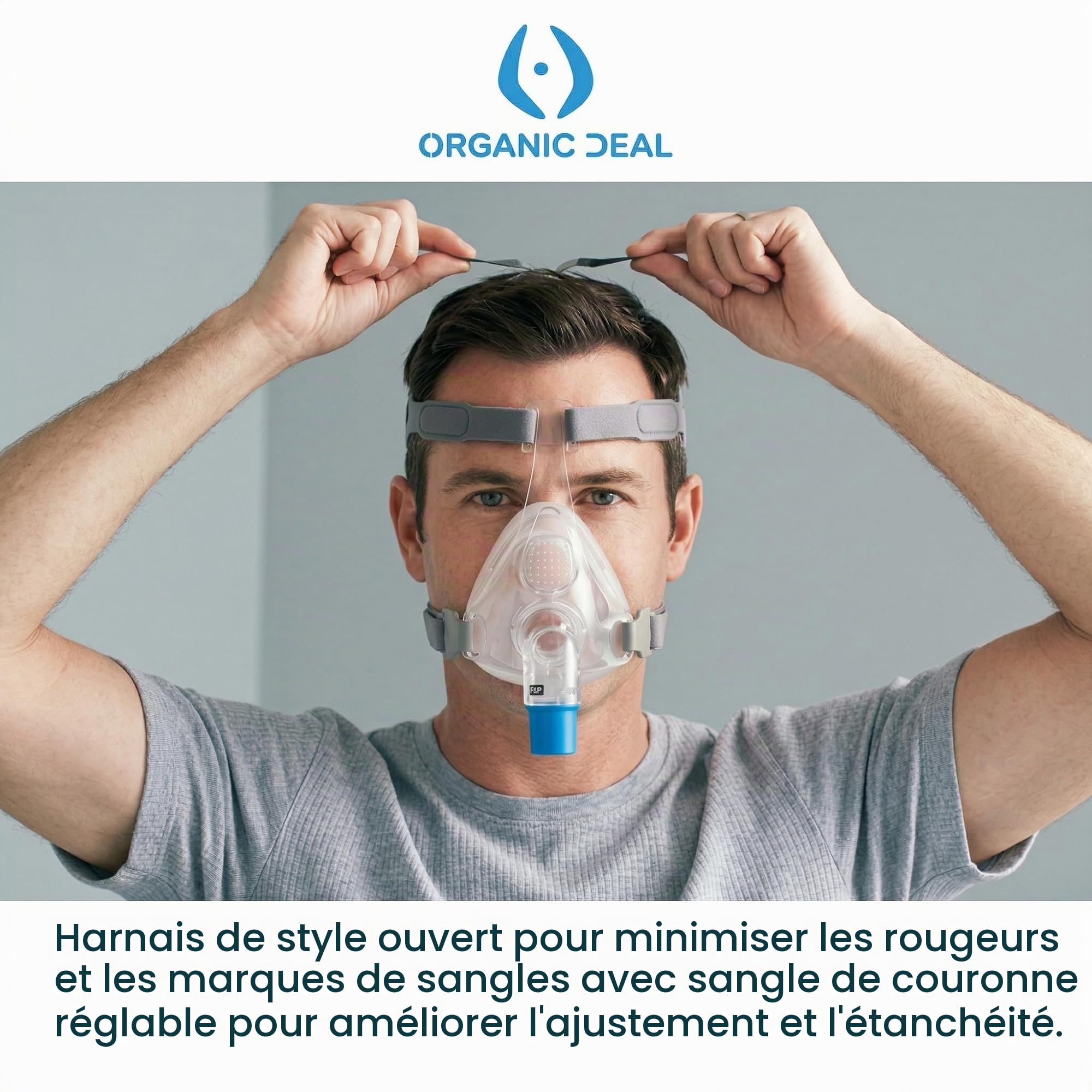 Sangles de Masque Nasal Eson Compatibles avec le Fisher and Paykel Eson 2 et Simplus - Sangles de Rechange Compatibles avec le Masque Nasal F&P Eson 2 et Simplus (clips non inclus)