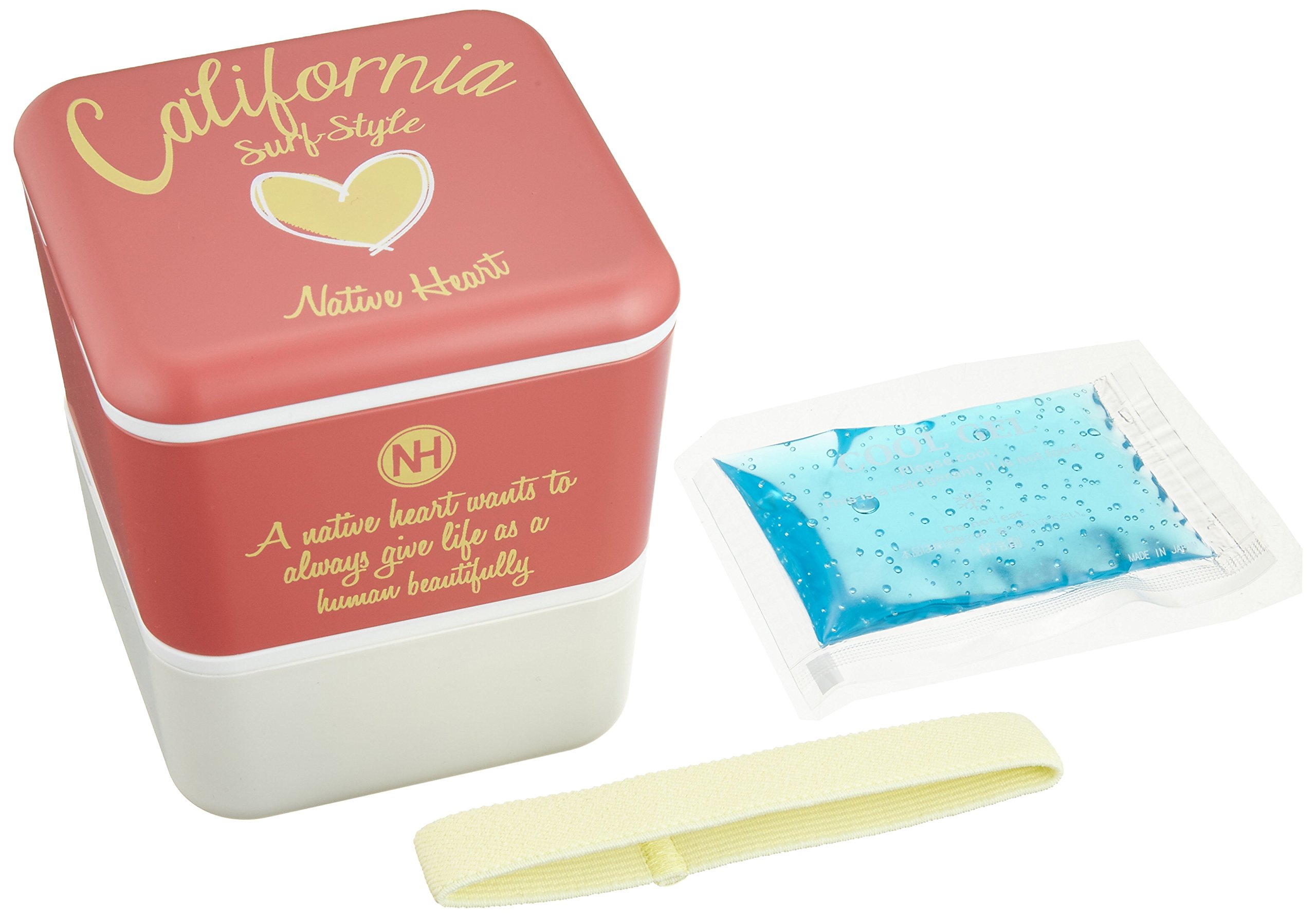 Amazon.co.jp: 正和 弁当箱 ピンク ハート 下段 240ml 上段 360ml NH
