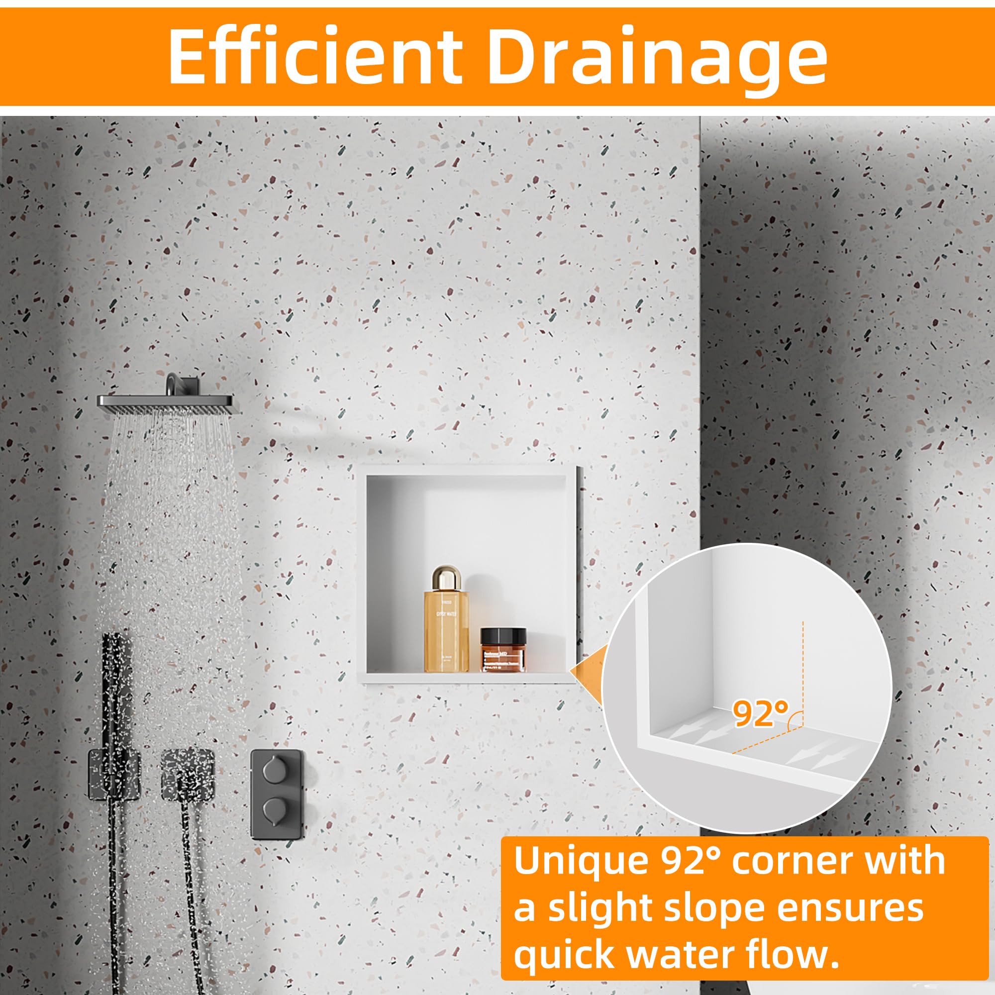 Profilo di finitura in acciaio inox - EUROGLASS 330S - Euroshrink - per piastrelle / per doccia