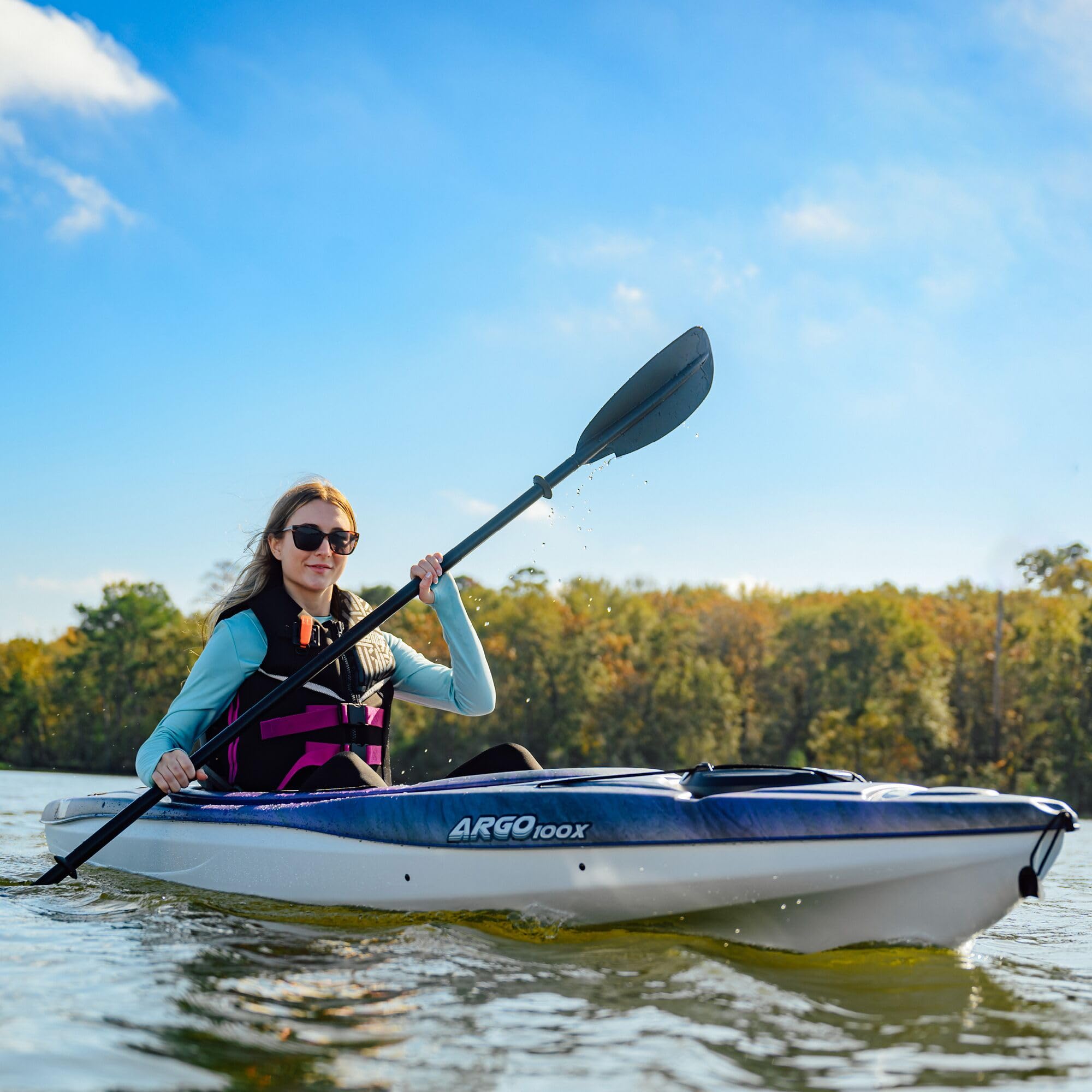 Pelican Argo 100X EXO - Premium Sit-in Recreational Kayak -10 ft