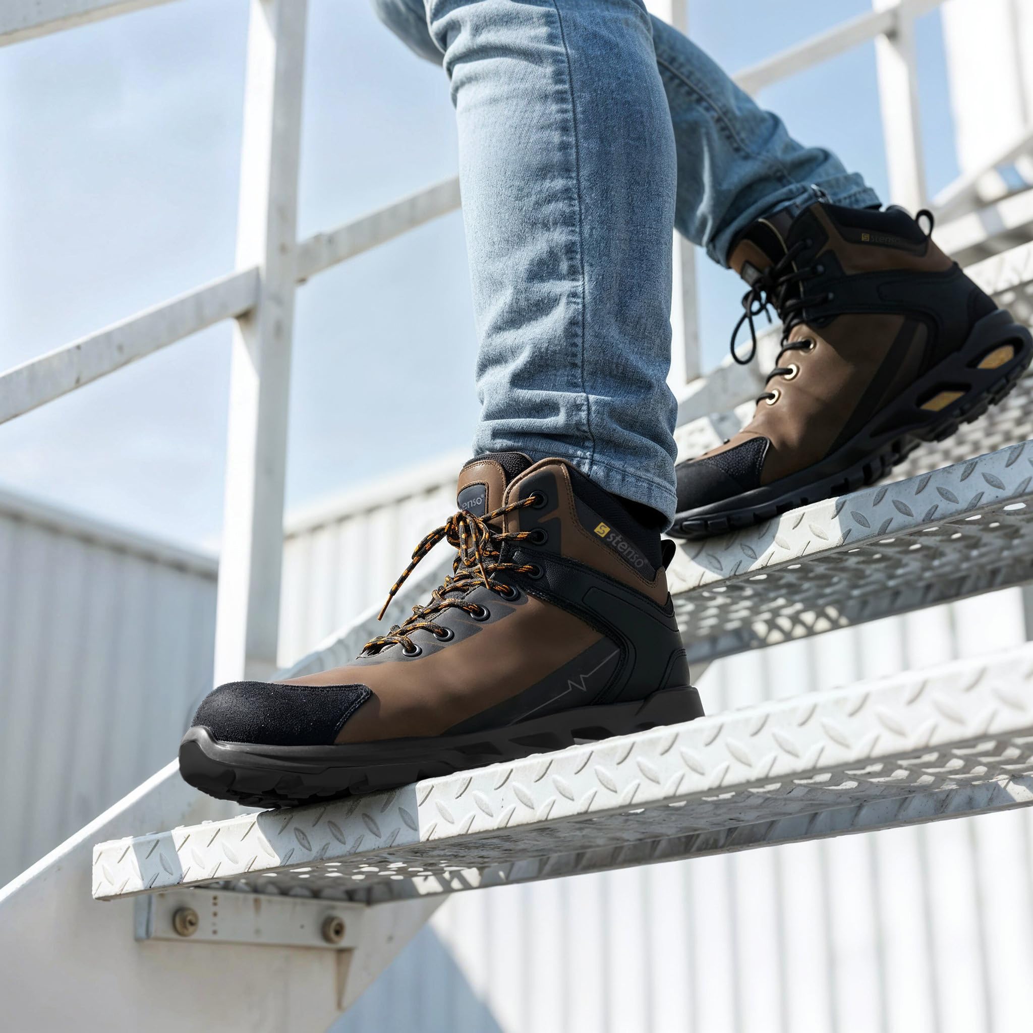 Ruler S3S SR Zapatos De Seguridad para Hombre Mujer - Botas Seguridad Hidrófugo - Calzado Ligero De Seguridad S3