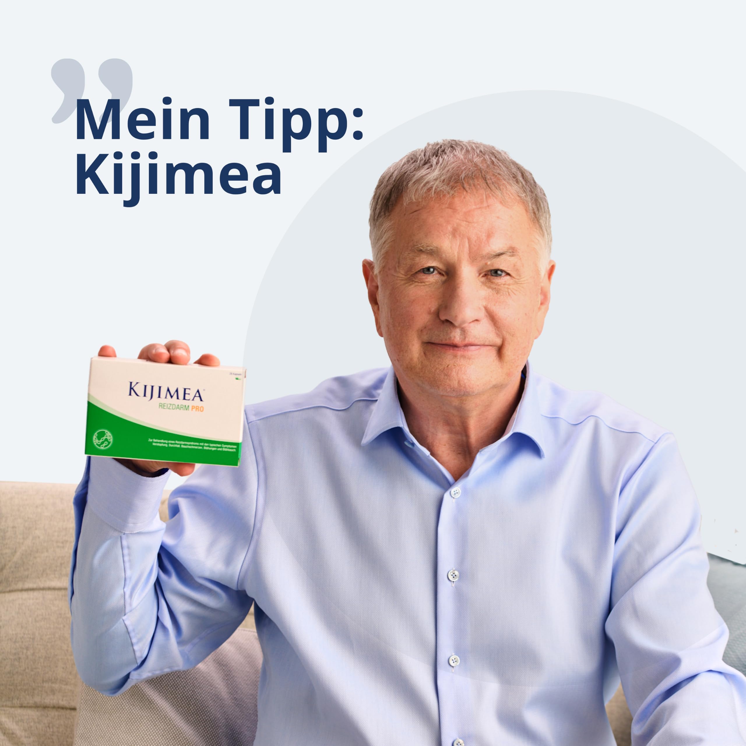 Kijimea® Reizdarm PRO | Bei allen Reizdarmbeschwerden wie Durchfall, Bauchschmerzen, Blähungen & Verstopfung | Klinisch belegte Wirksamkeit | 28 Kapseln