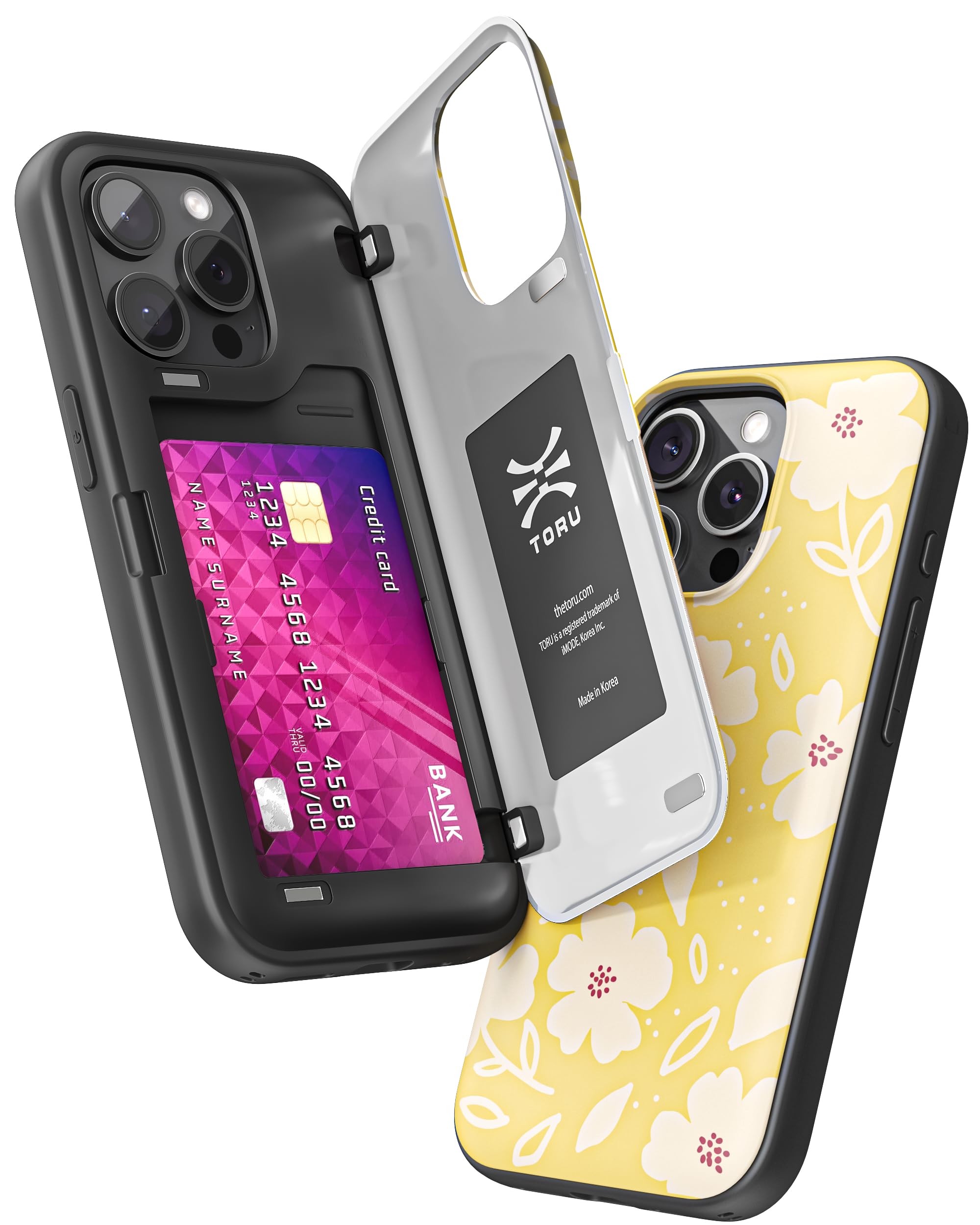 Photo 1 of Toru Cx  iPhone 12 Pro Max Wallet Case - Floral Pattern