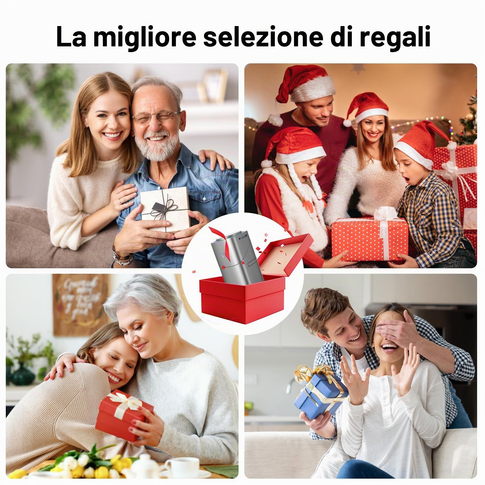Stazione di ricarica a induzione 3-in-1 QI2, di ricarica wireless, la ricarica rapida, supporto per telefono compatibile con iPhone, AirPods, iWatch, con ventola di raffreddamento 33 W argento