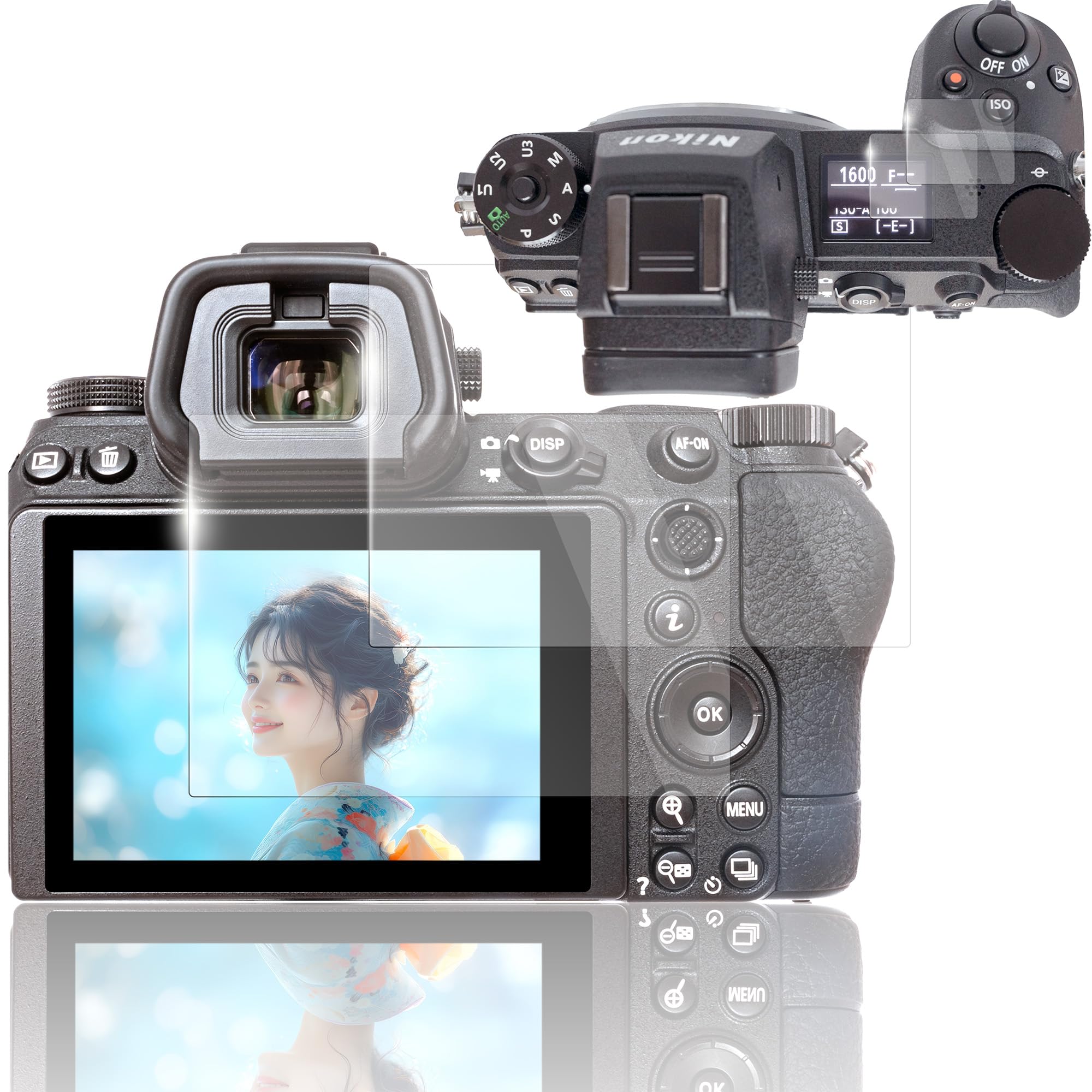 Amazon | sanwatrade ガラスフィルム NIKON用 Z6II / Z7II | Z6 / Z7
