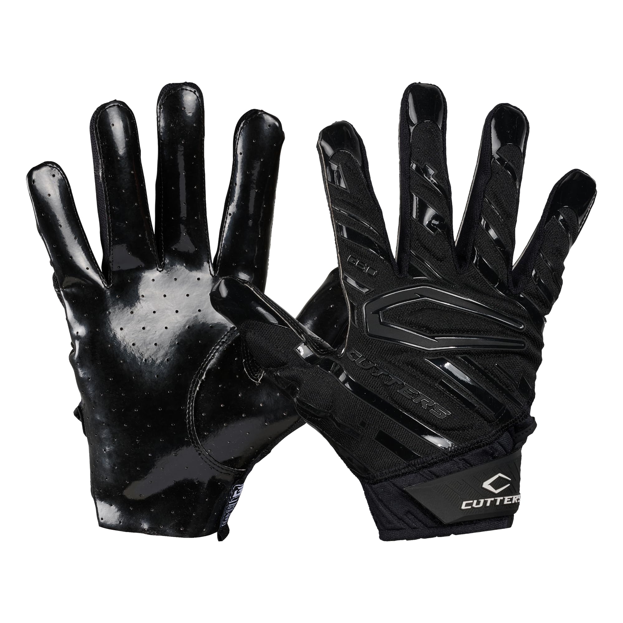 Cutters Gamer - Gepolsterter Fußballhandschuh für Spieler, Receiver, Linier, extra Grip
