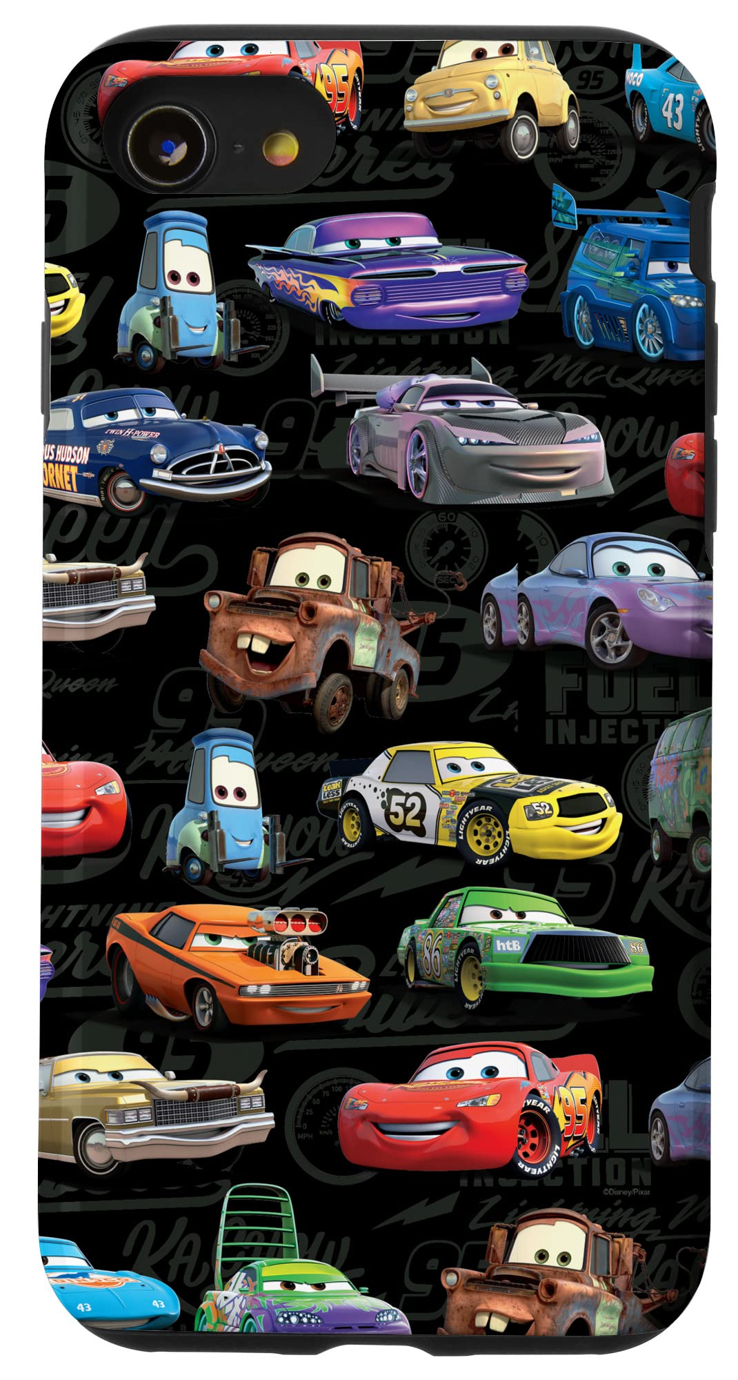 iPhone SE (2020) / 7 / 8 Disney PIXAR Cars Pattern Print Case