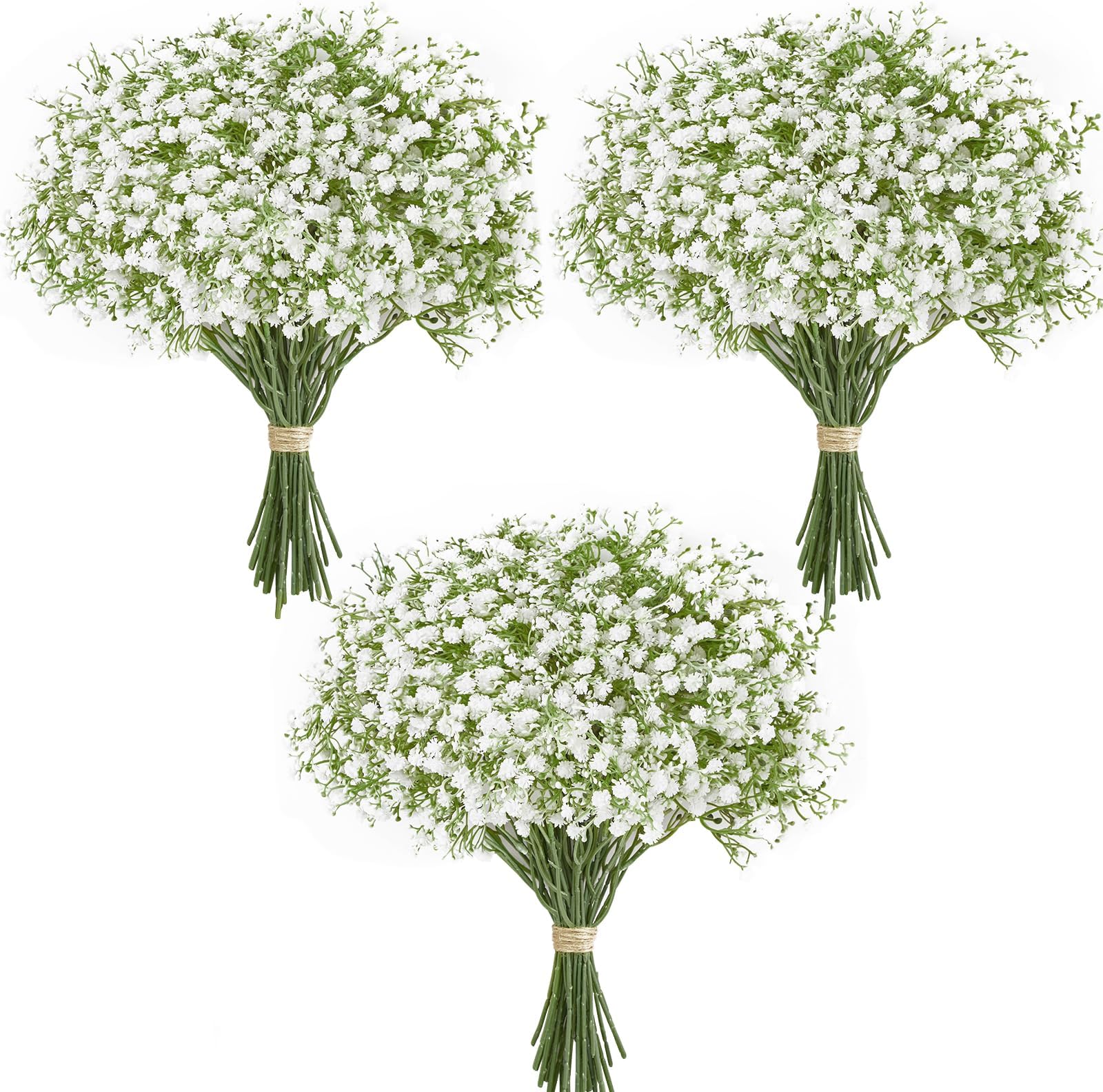 Crowye 48 Pcs Babys Breath Artificial Flowers 23.6 Inch