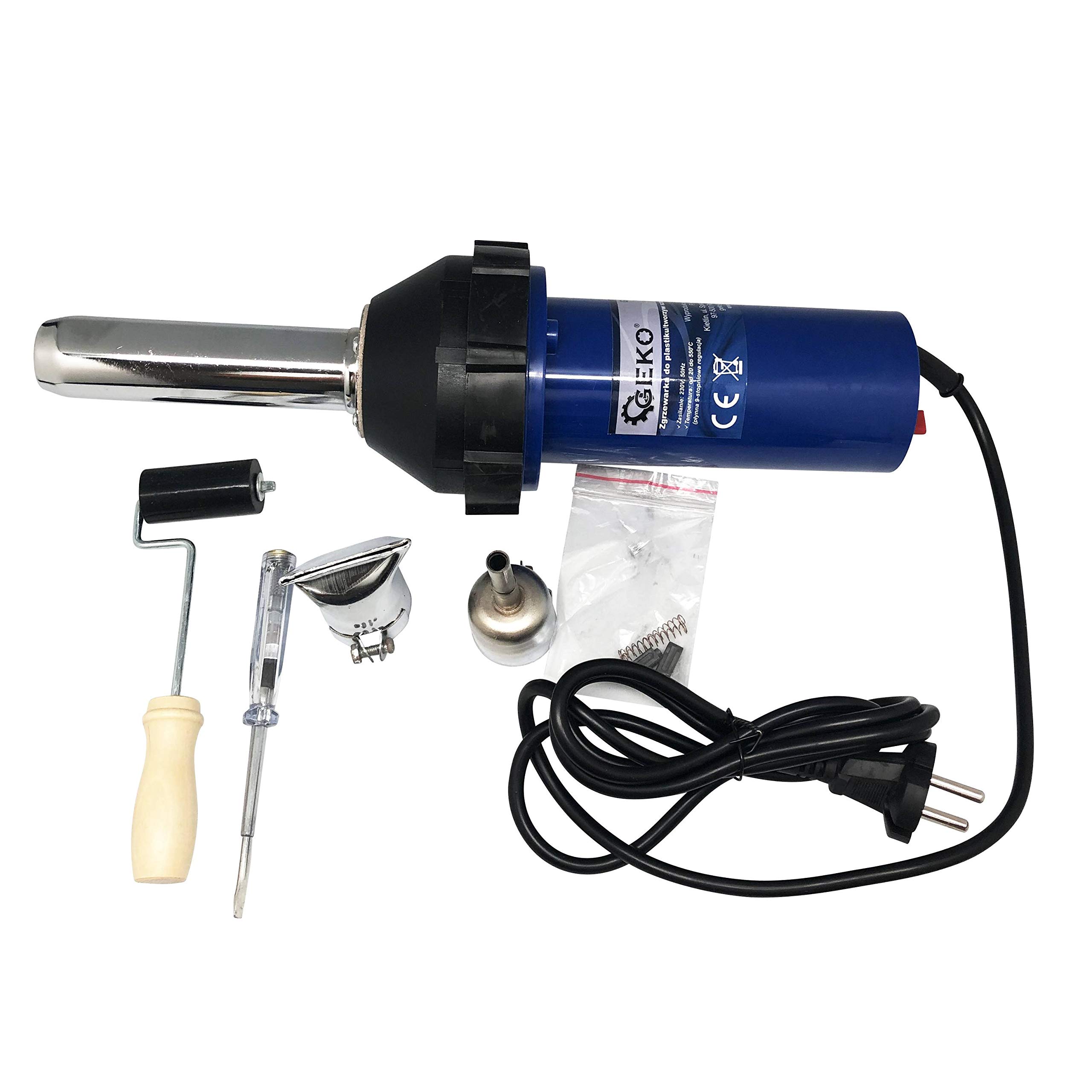 Geko G81036 - Pistola de soldadura de plástico, multicolor