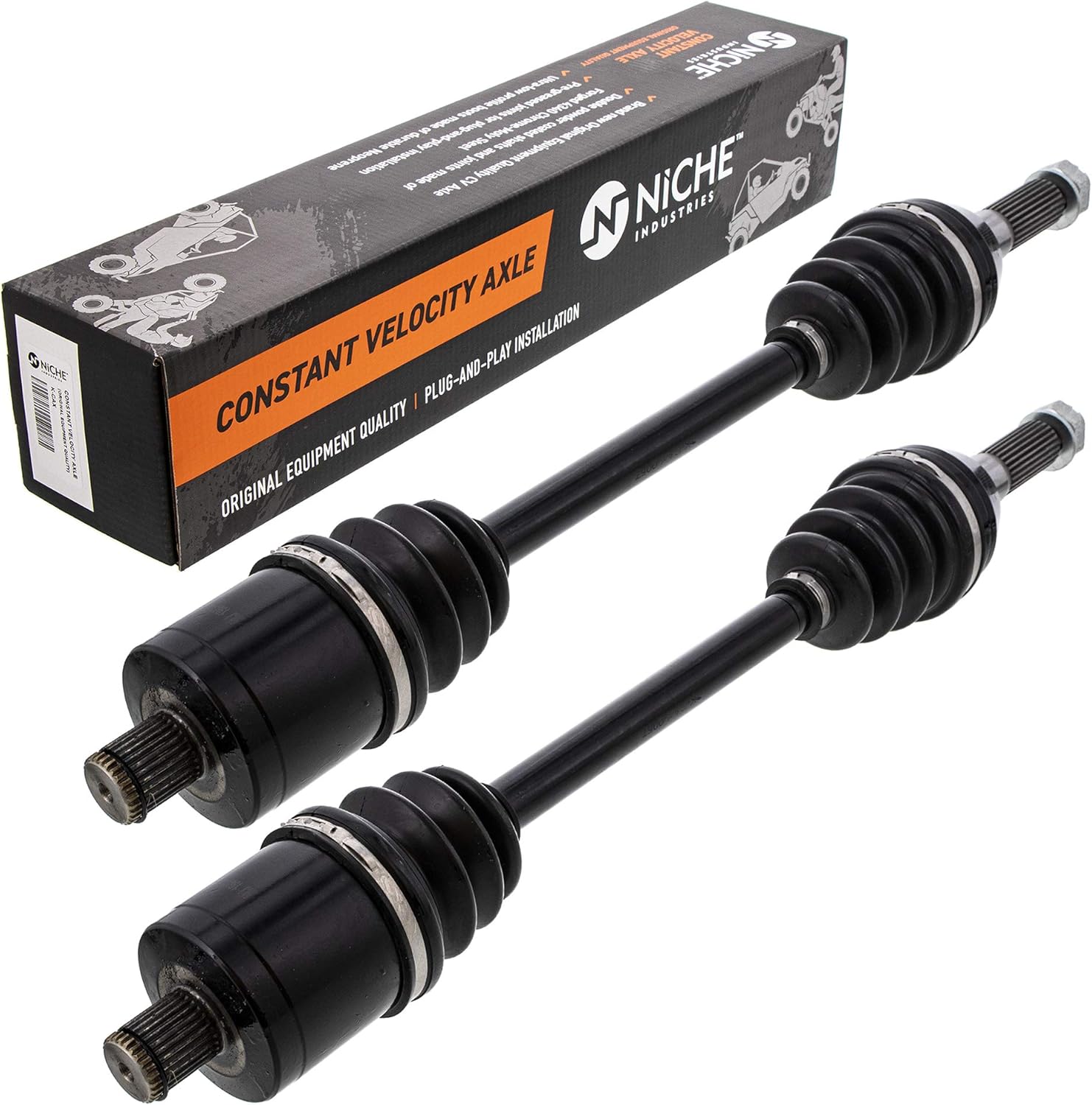NICHE Rear CV Axle Drive Shaft for Polaris Ranger ETX Crew XP RZR 570 1333069 2 Pack